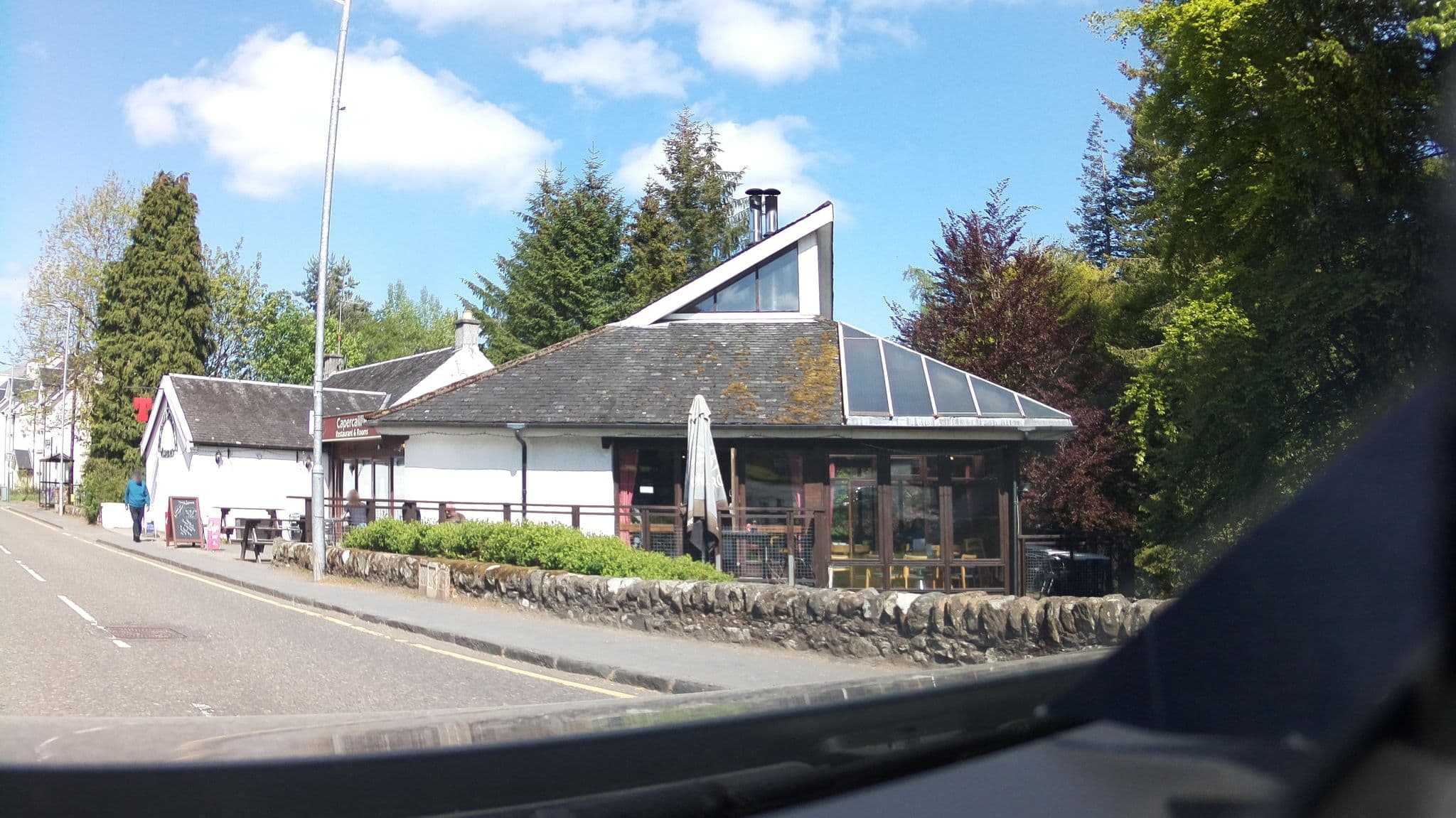 Street view near Capercaillie, Comrie — © southglos (CC BY-SA · Mapillary)