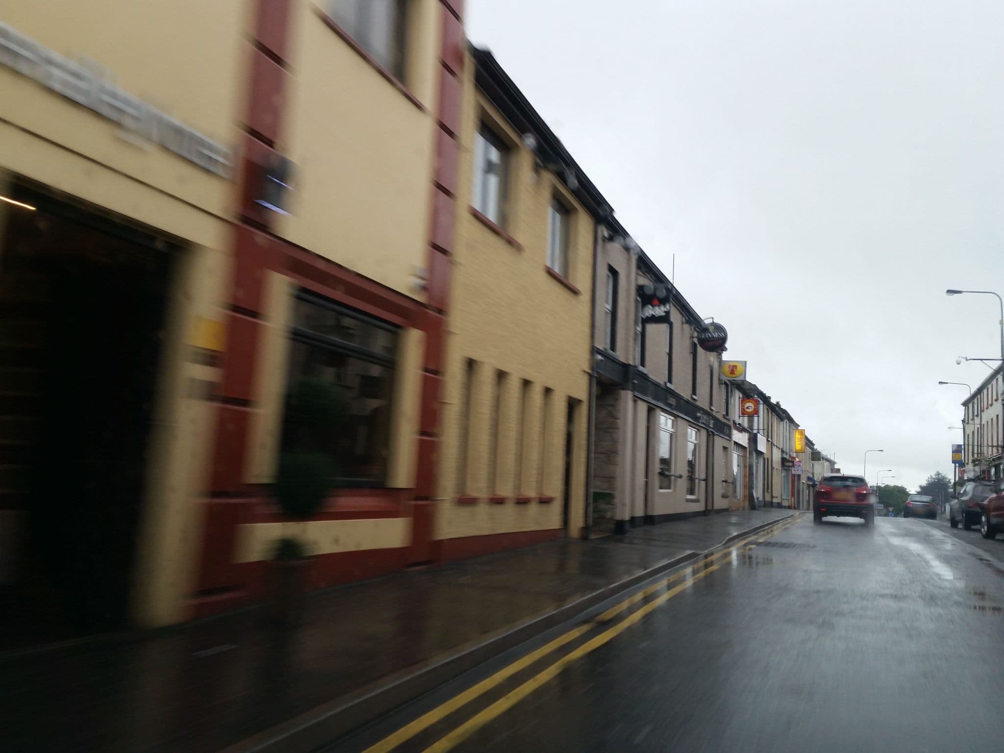Street view near The Valley Hotel, Fivemiletown — © mcda (CC BY-SA · Mapillary)