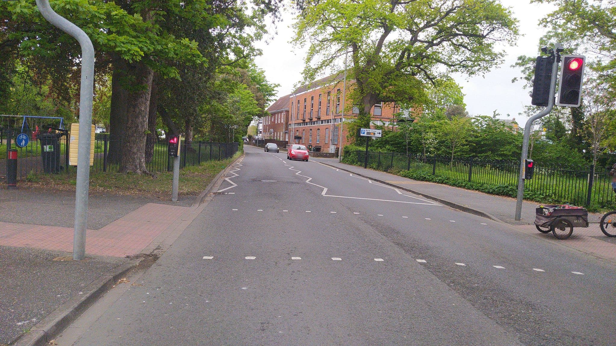 Street view near Druid House, Christchurch — © noid (CC BY-SA · Mapillary)