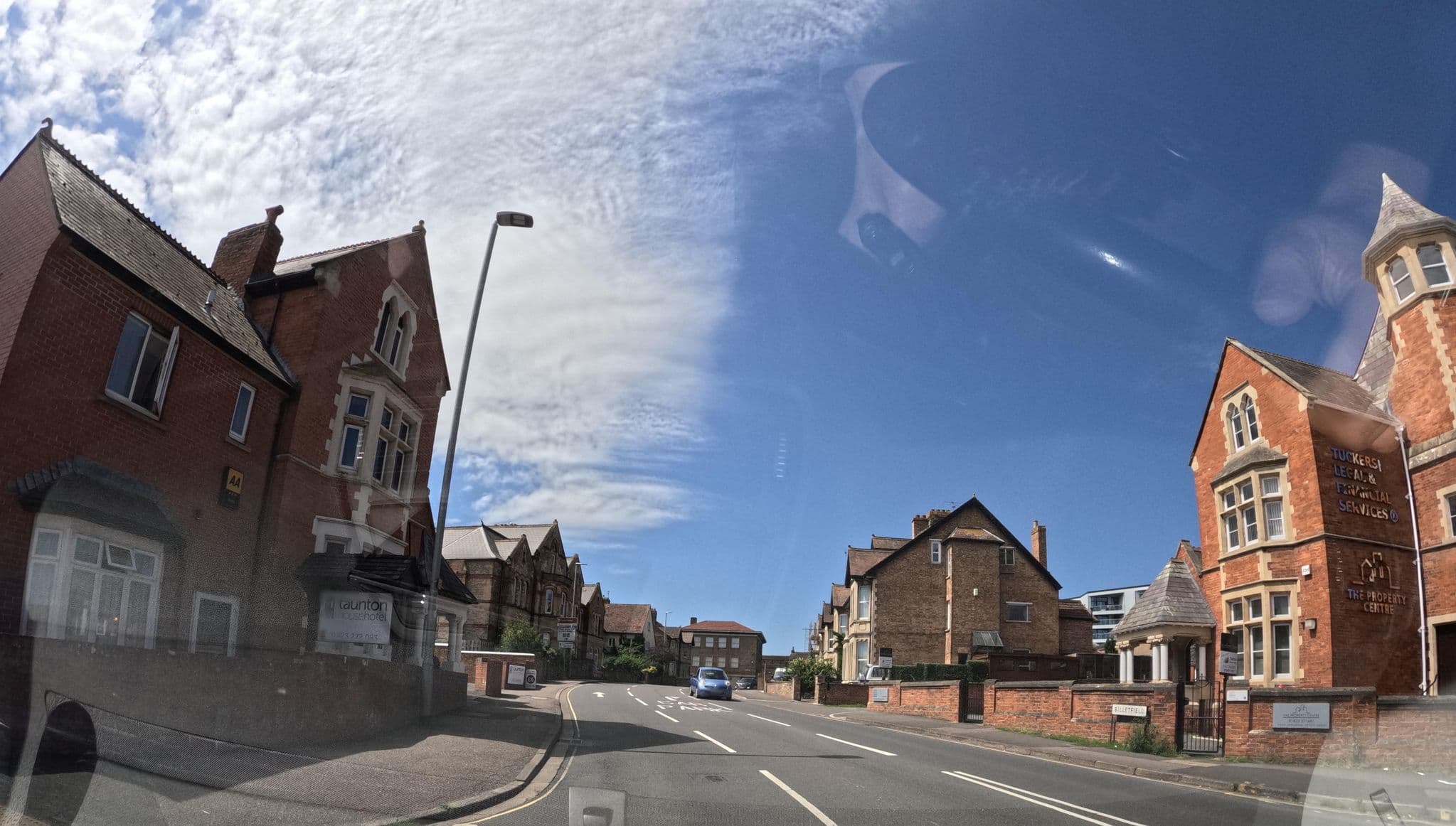 Street view near Taunton House Hotel, Taunton — © hobgoblin (CC BY-SA · Mapillary)