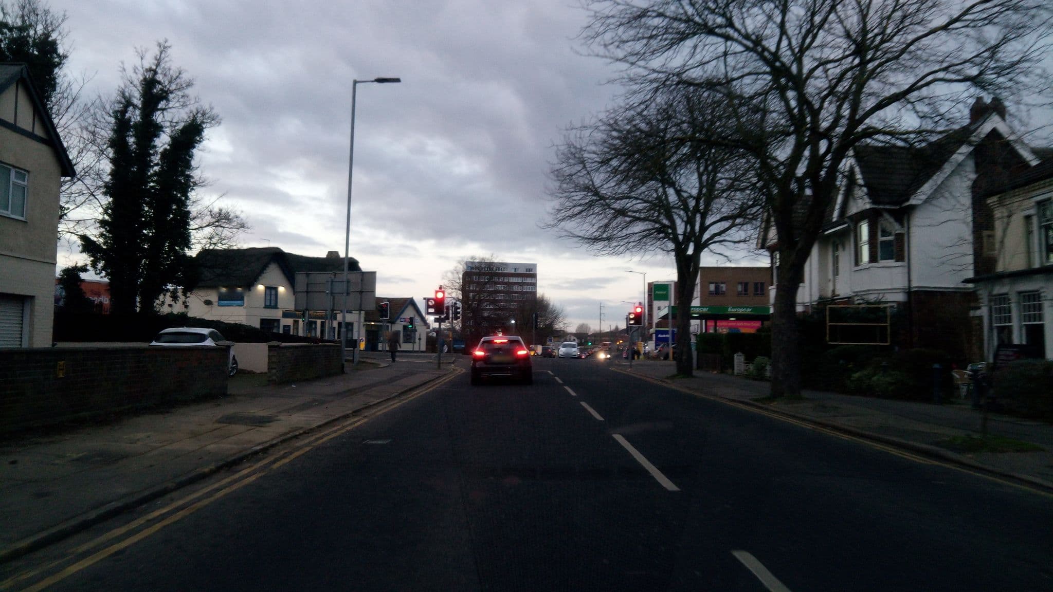 Street view near Queensgate Hotel, Peterborough — © dzidek23 (CC BY-SA · Mapillary)