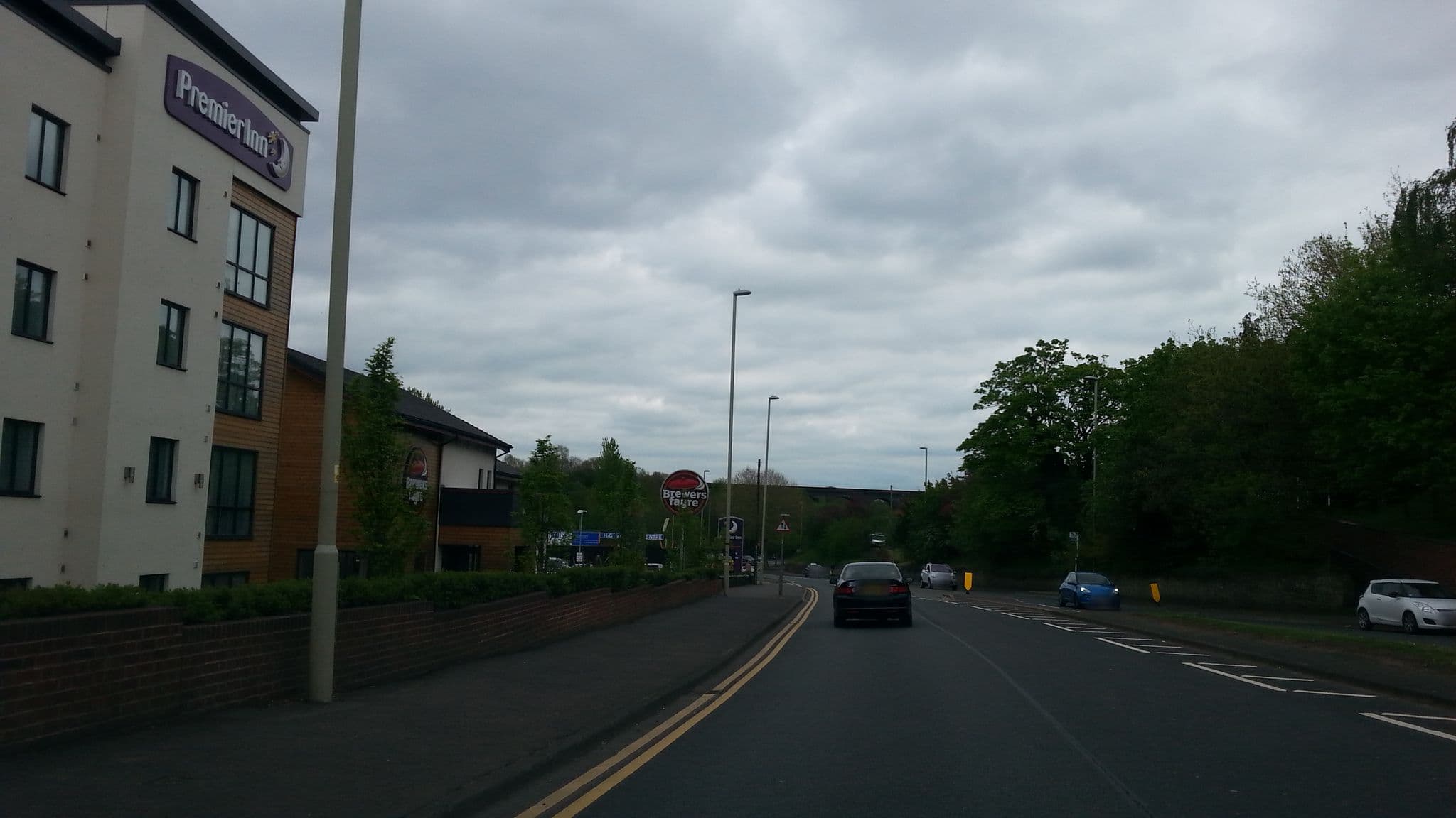 Street view near Premier Inn, Stourbridge — © adam2 (CC BY-SA · Mapillary)