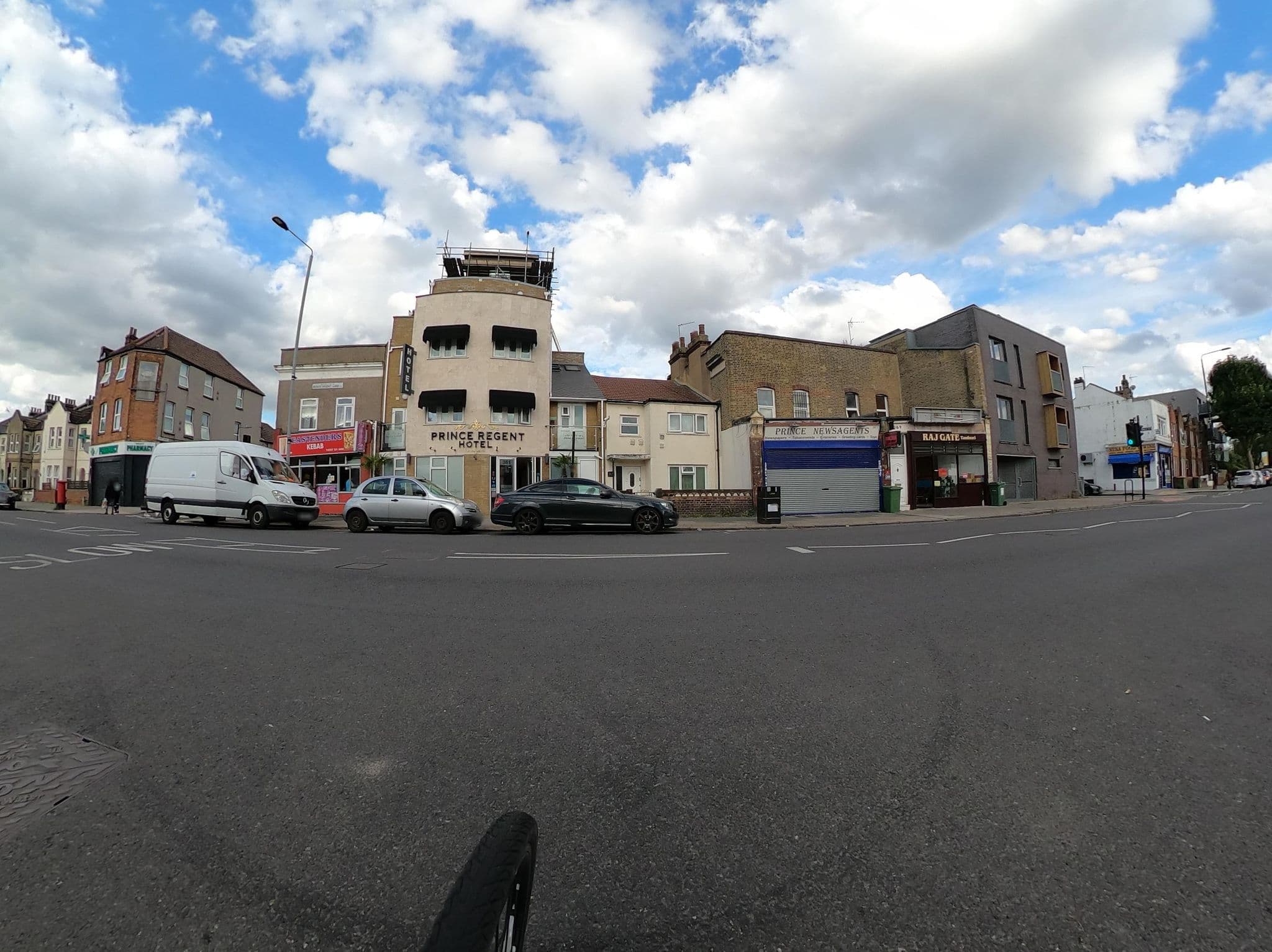 Street view near Prince Regent Hotel, Canning Town — © dankarran (CC BY-SA · Mapillary)