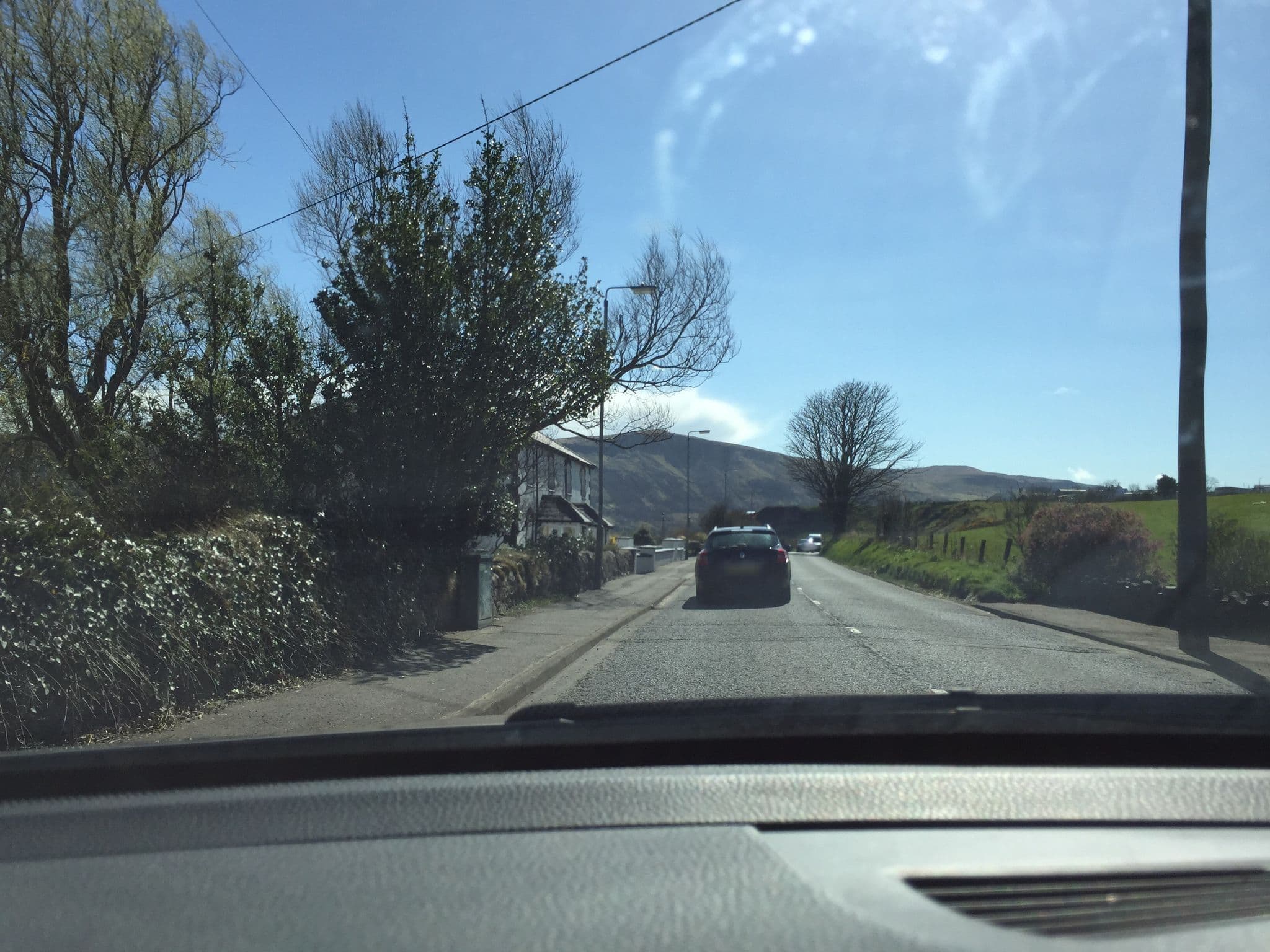 Street view near The Meadows, Cushendall — © mackerski (CC BY-SA · Mapillary)