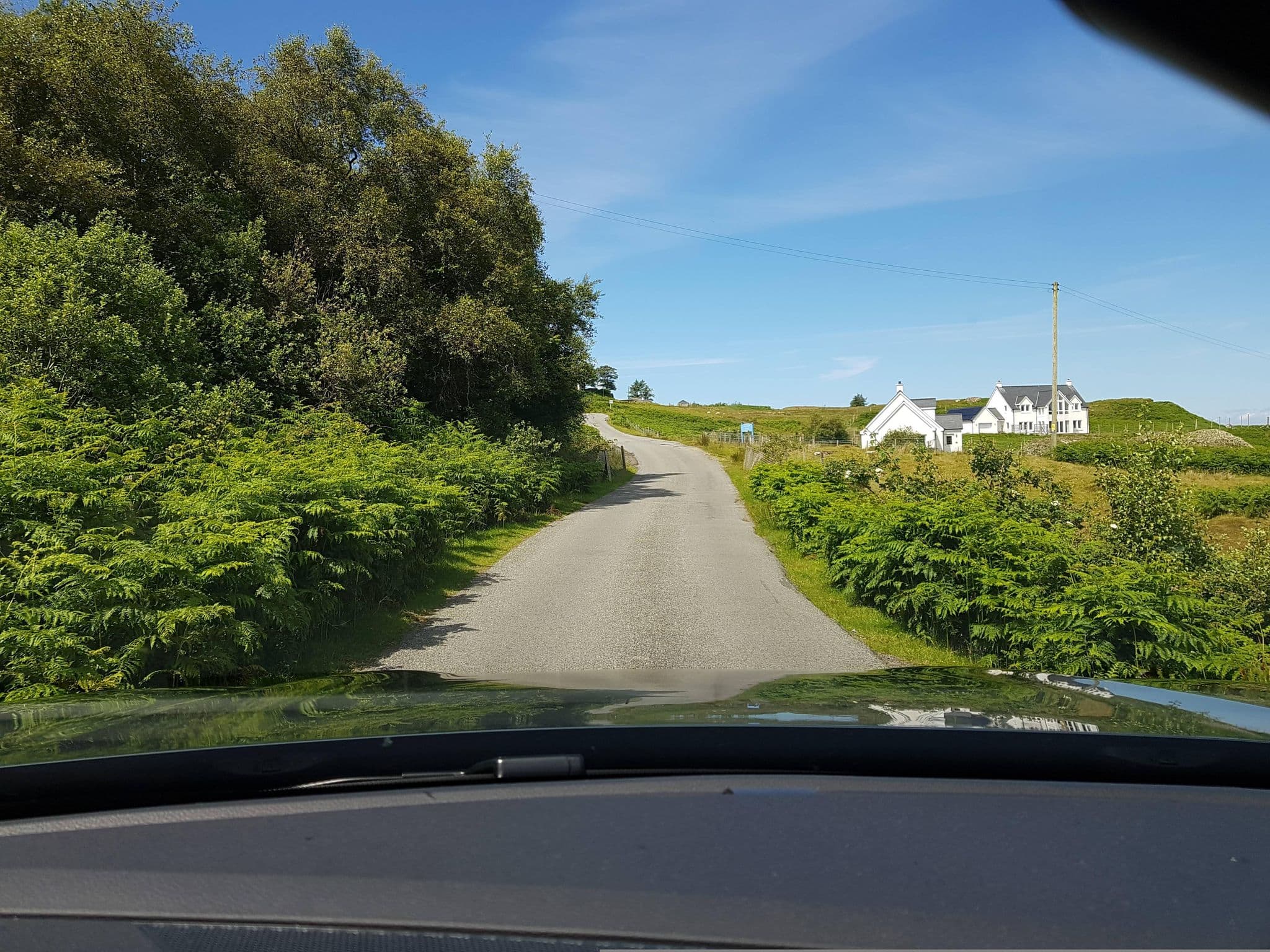 Street view near Creag House, Portree