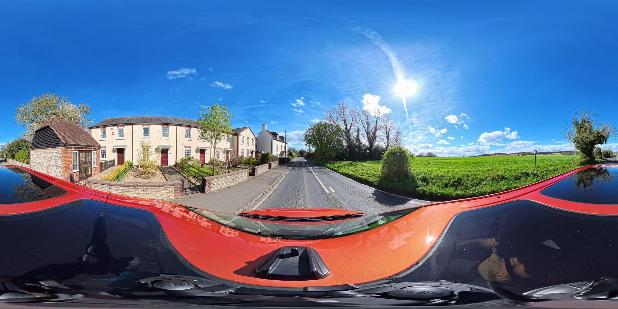 Street view near Hunters Lodge, Chichester — © BlizzardBorn42Car (CC BY-SA · Mapillary)