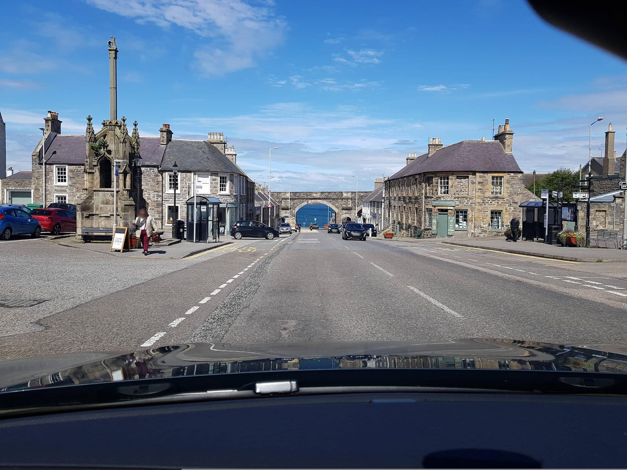 Street view near The Seafield Arms, Cullen — © toho (CC BY-SA · Mapillary)