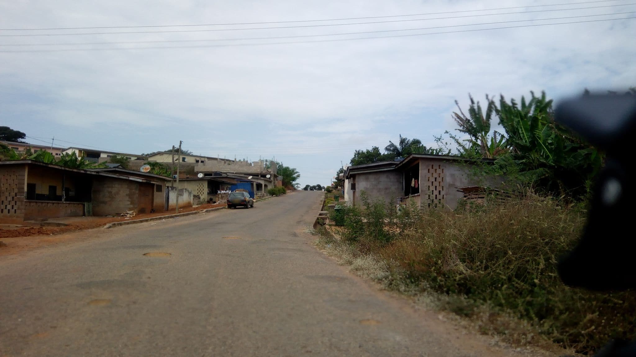 Street view near Samah Apartment, Cape Coast