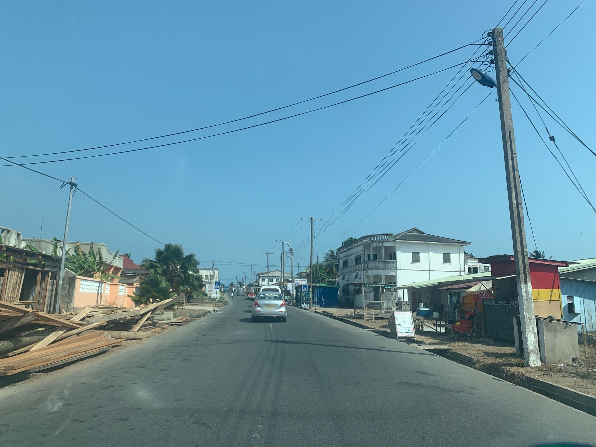 Street view near Becky Hostel, Winneba — © amedsanda (CC BY-SA · Mapillary)