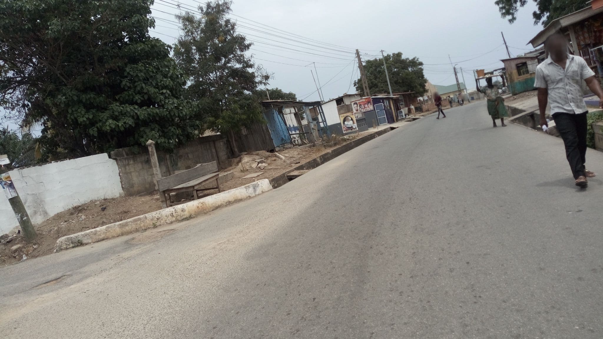 Street view near Oforiwa Hostel, Winneba — © ameleke (CC BY-SA · Mapillary)