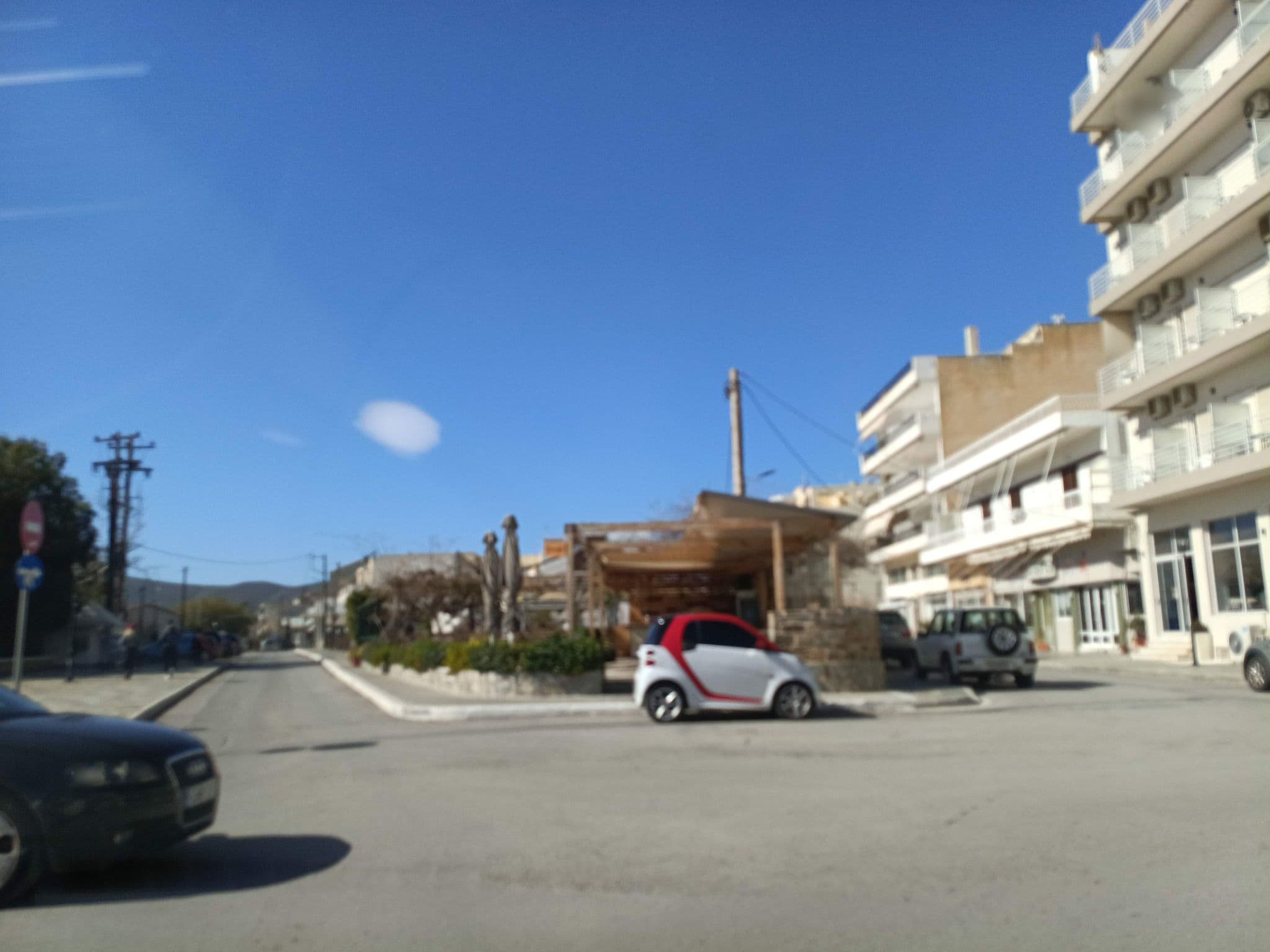 Street view near Galaxy Hotel, Kárystos — © George_210 (CC BY-SA · Mapillary)