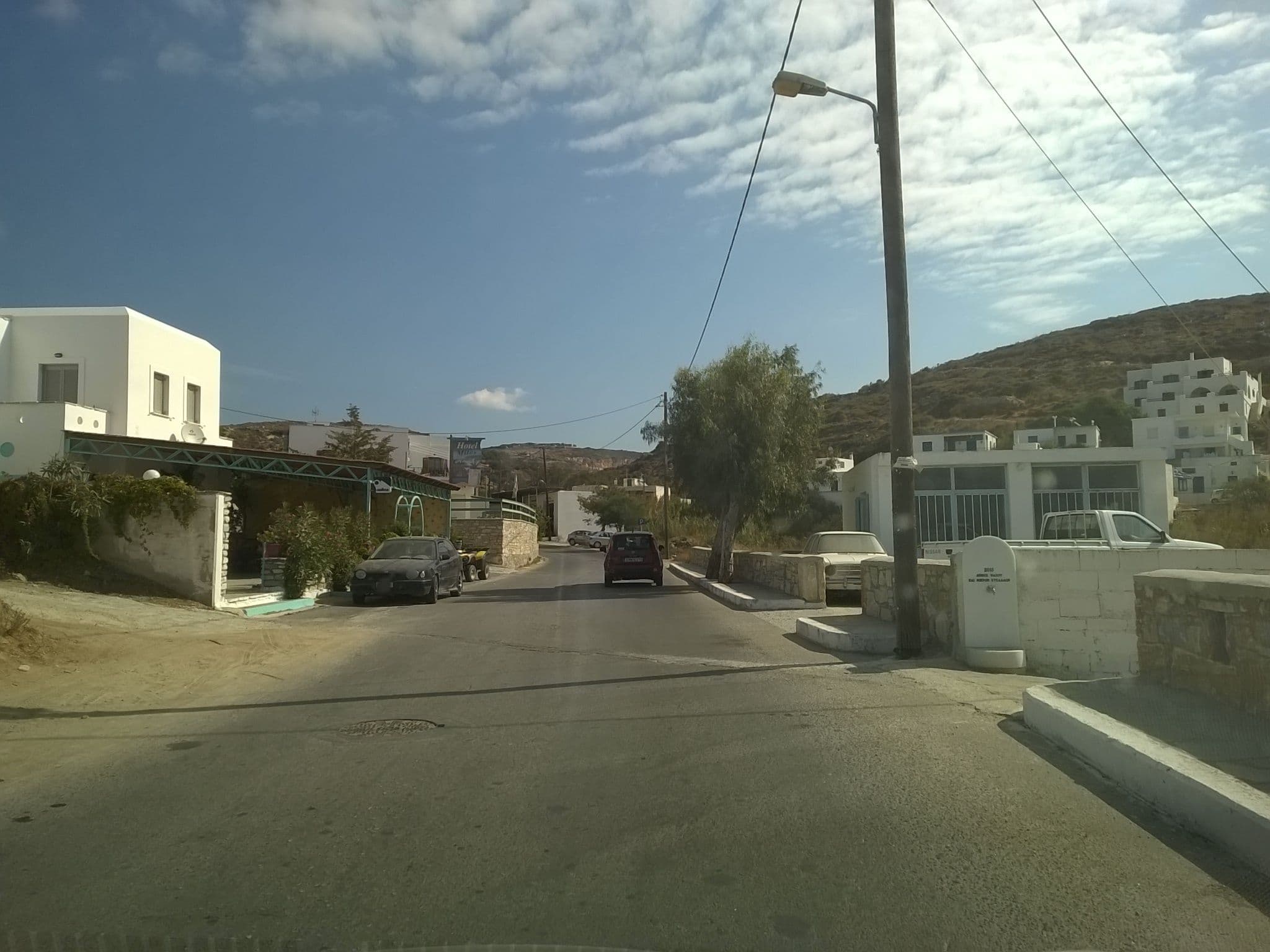 Street view near Milos, Náxos