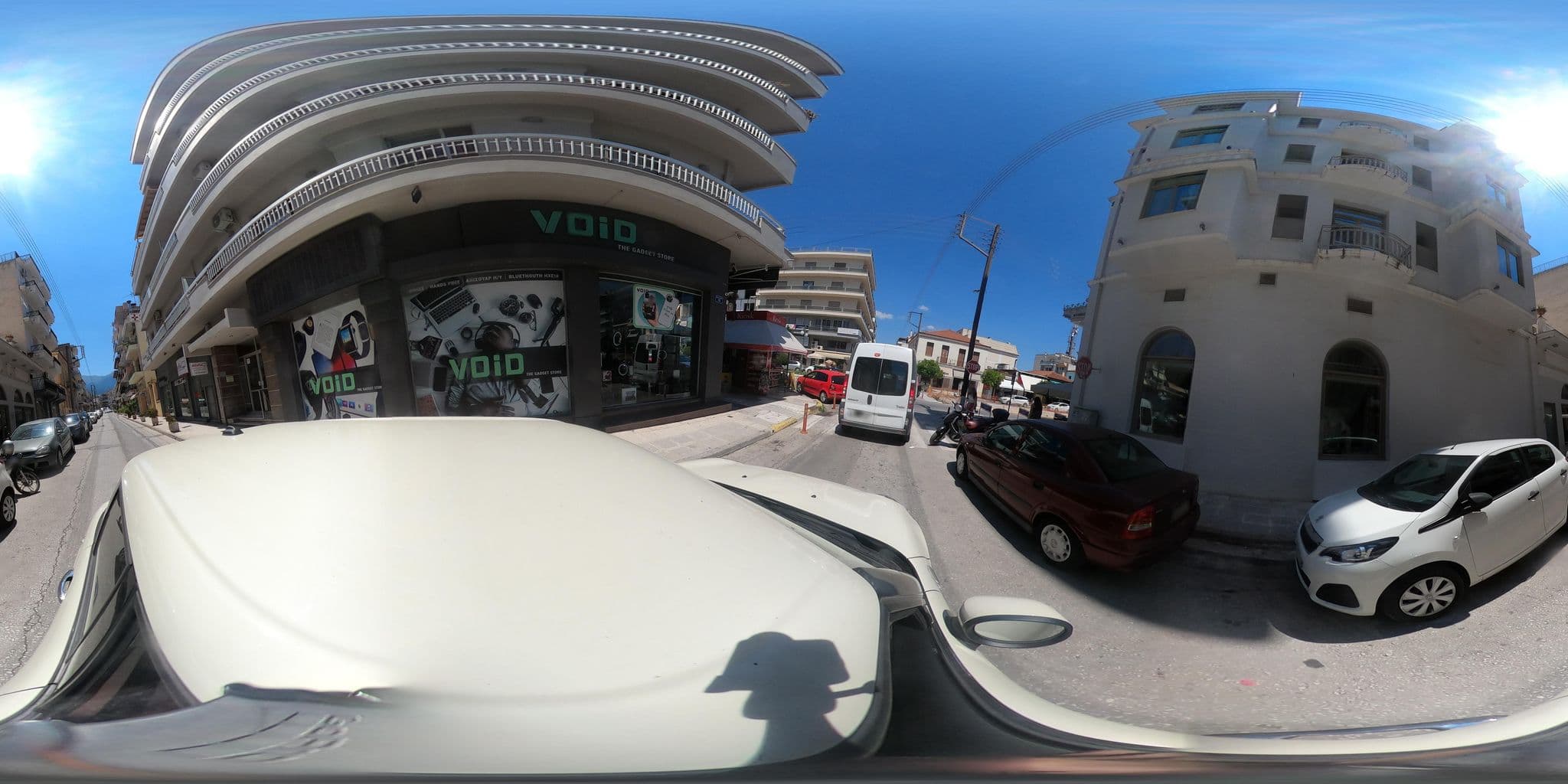 Street view near Hotel Menelaion, Sparta — © efikour (CC BY-SA · Mapillary)