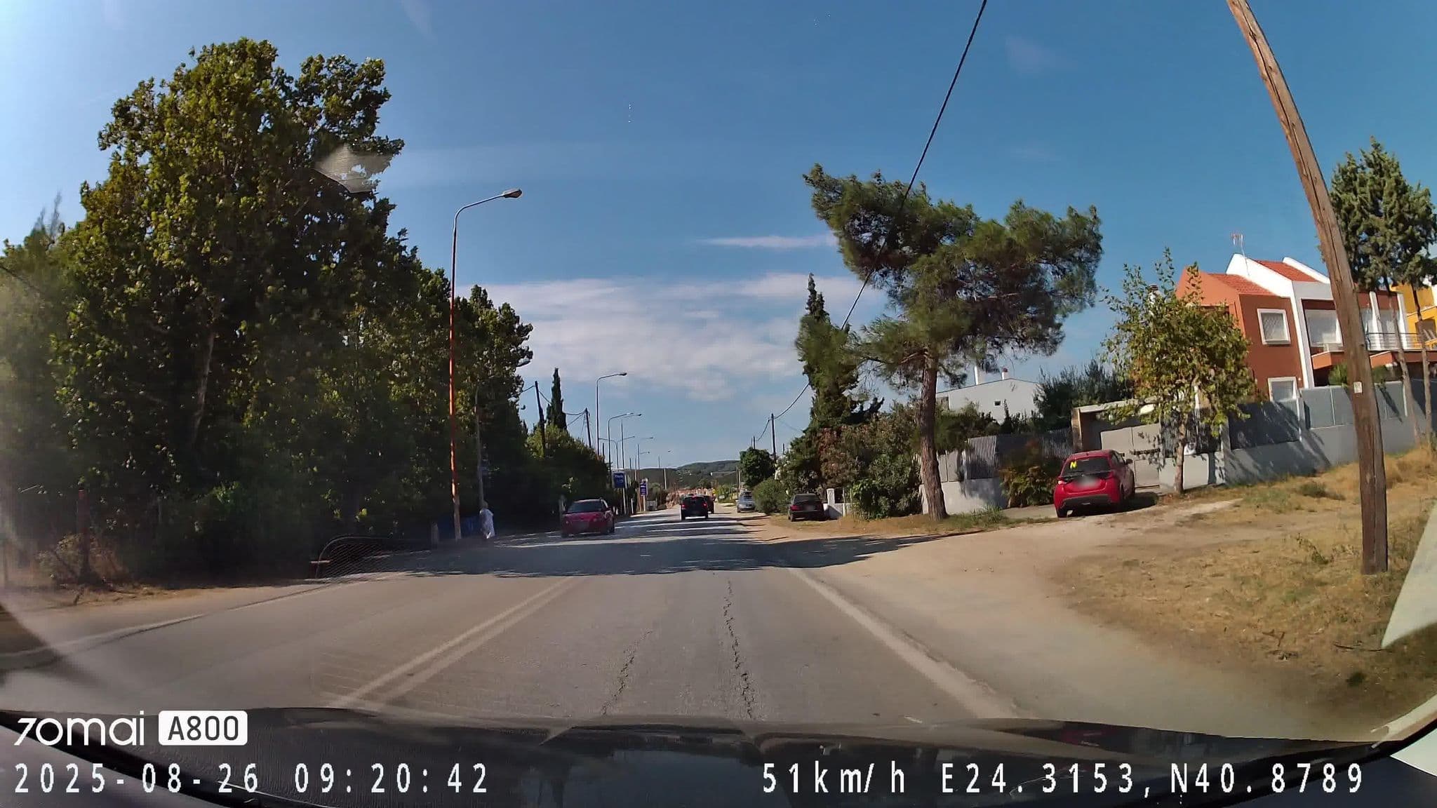 Street view near Hotel Kavala, Néa Iraklítsa — © morflot (CC BY-SA · Mapillary)