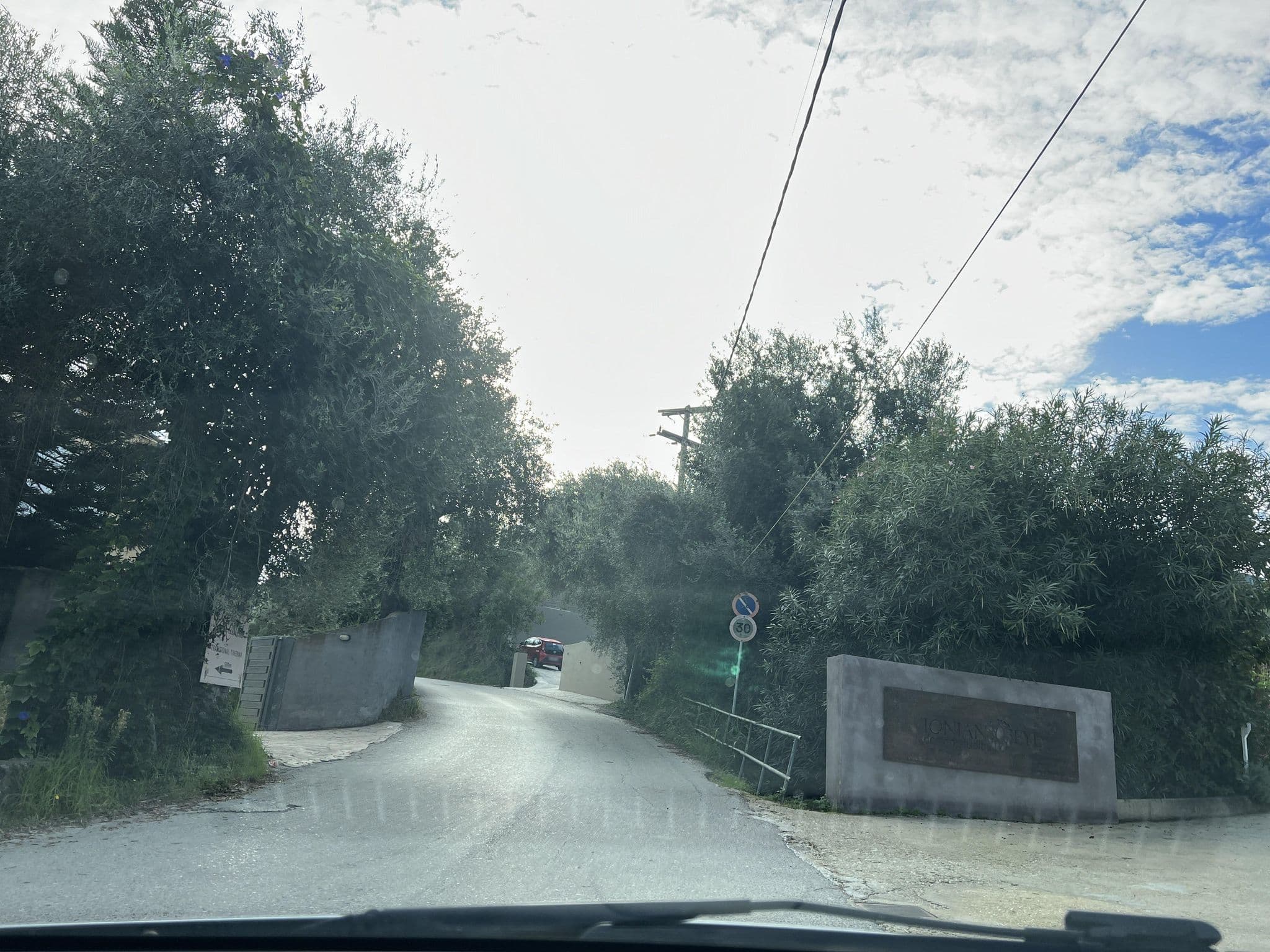 Street view near Ionian Eye Design Studios and Spa, Ágios Matthaíos — © VMConsulting (CC BY-SA · Mapillary)