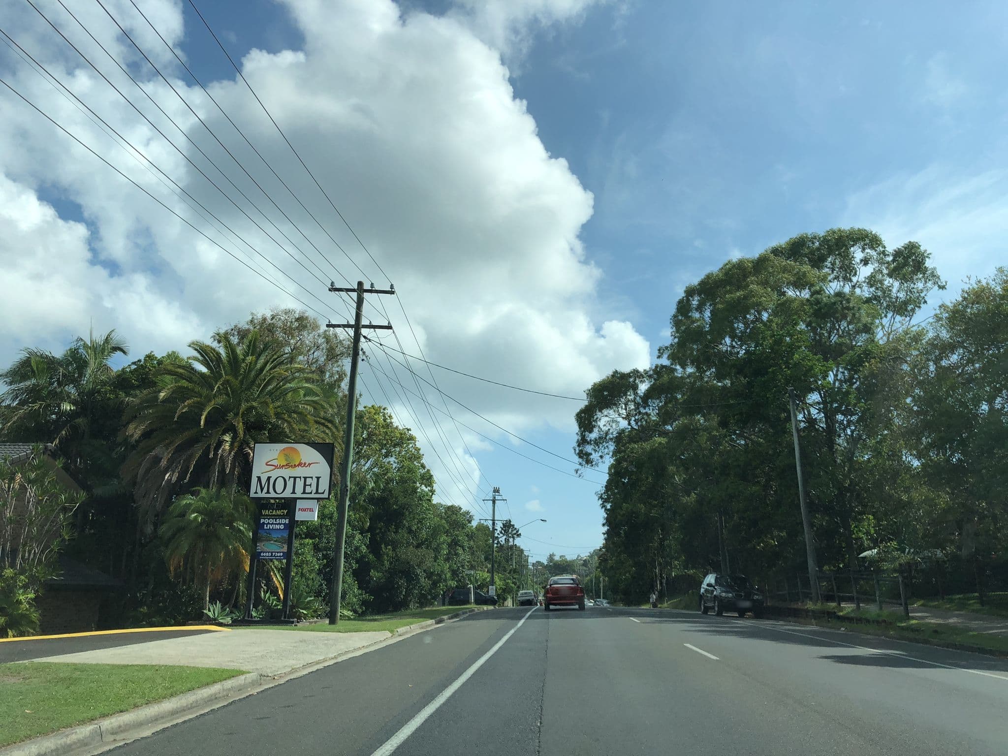 Street view near Byron Sunseeker Motel, Byron Bay — © hakk (CC BY-SA · Mapillary)