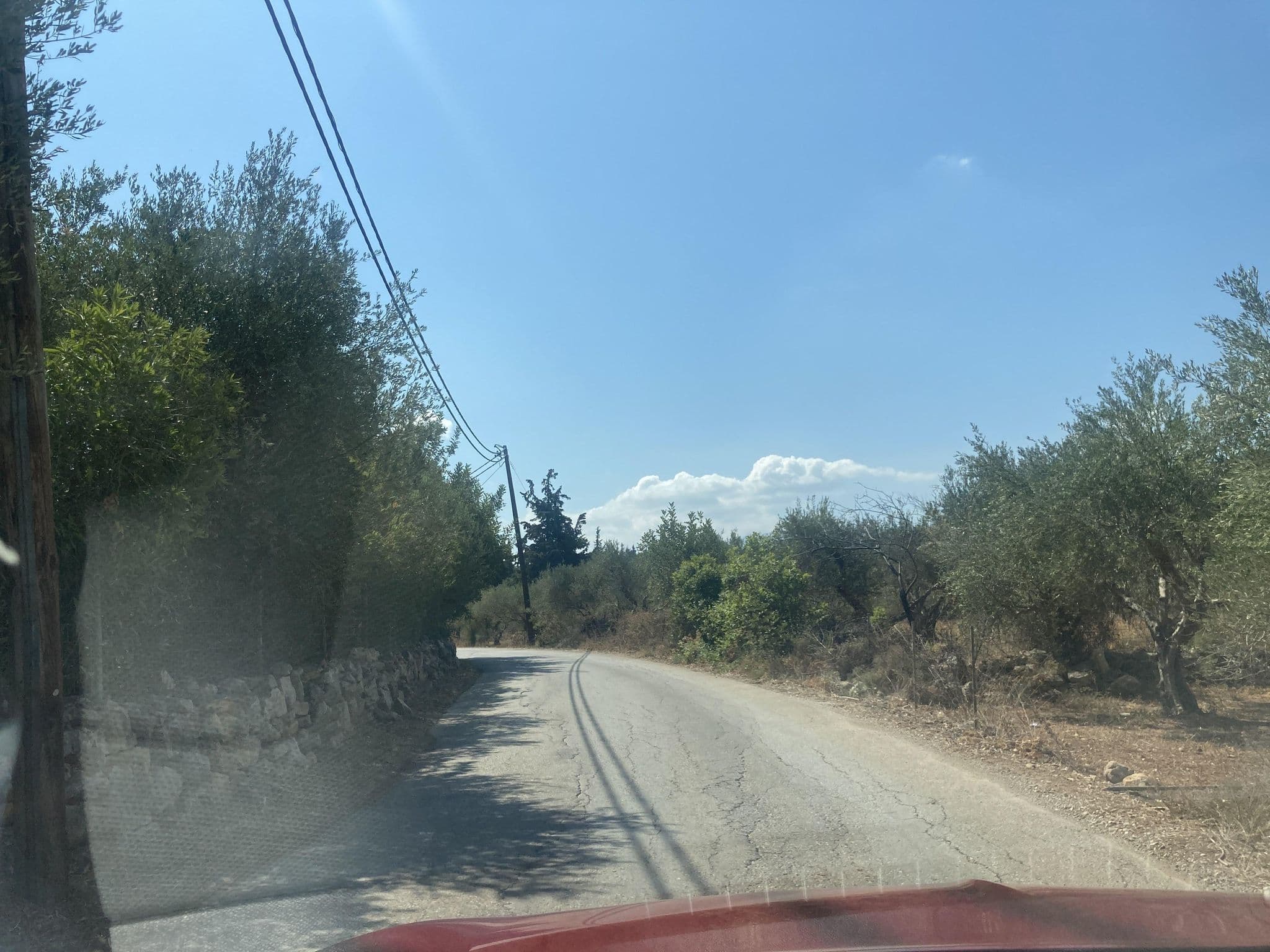 Street view near Villa Angelos, 4 bedrooms, private pool, Kalýves — © fod (CC BY-SA · Mapillary)