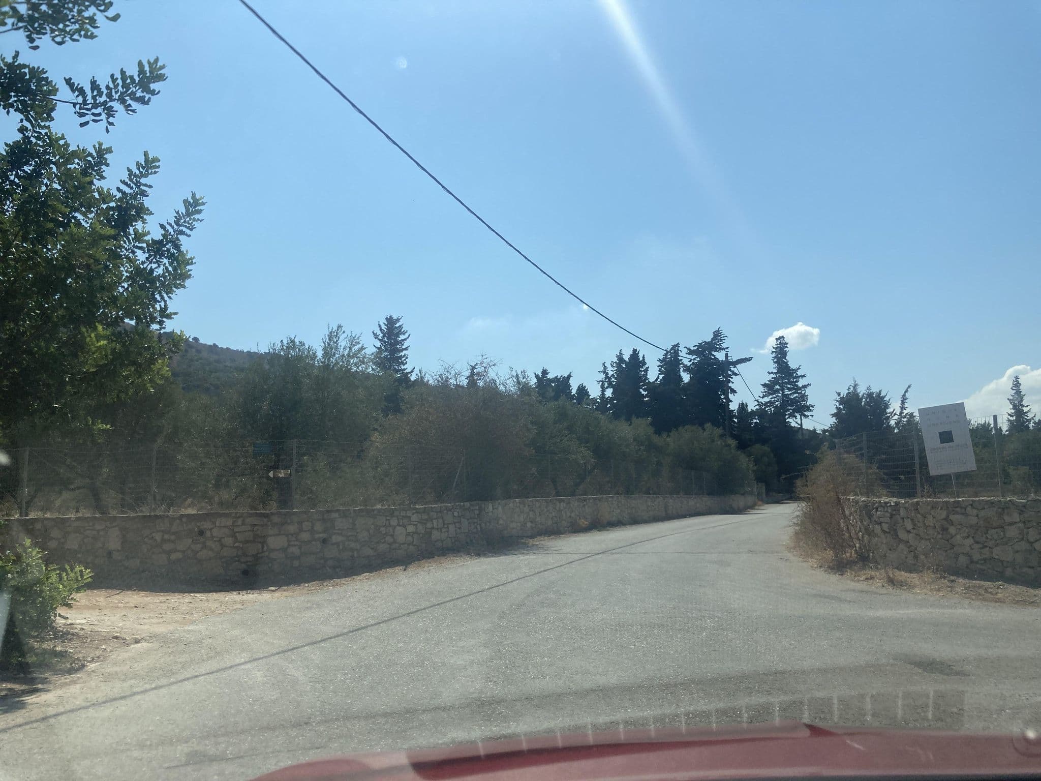 Street view near Villa Asteria, 4 bedrooms, private pool, Kalýves — © fod (CC BY-SA · Mapillary)