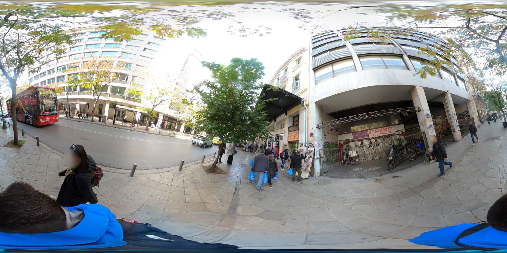 Street view near Soho, Athens