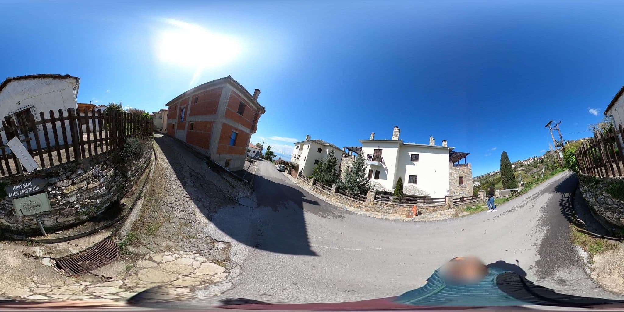 Street view near Stevalia Hotel & Spa, Portariá — © RoikosSA (CC BY-SA · Mapillary)