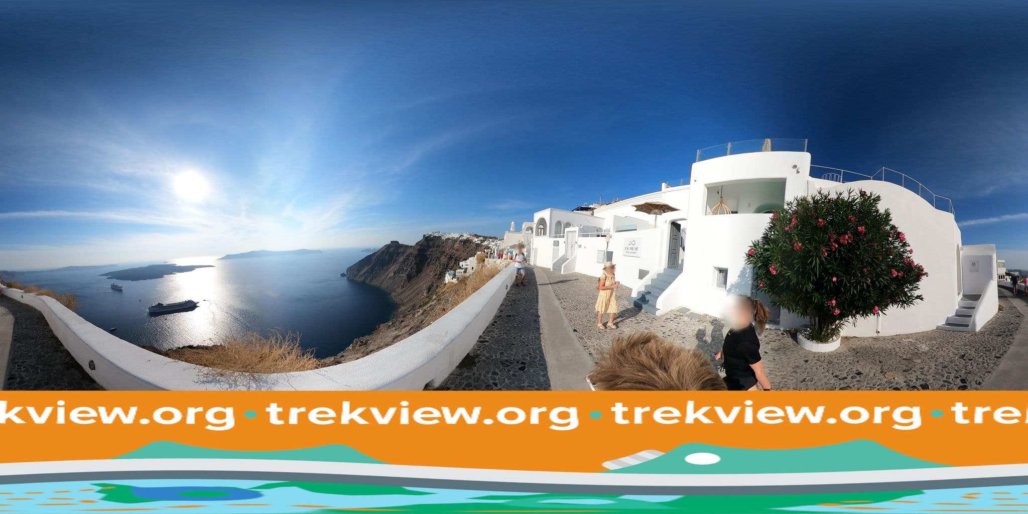 Street view near Villa Yposkafo, Firá — © trekviewed (CC BY-SA · Mapillary)