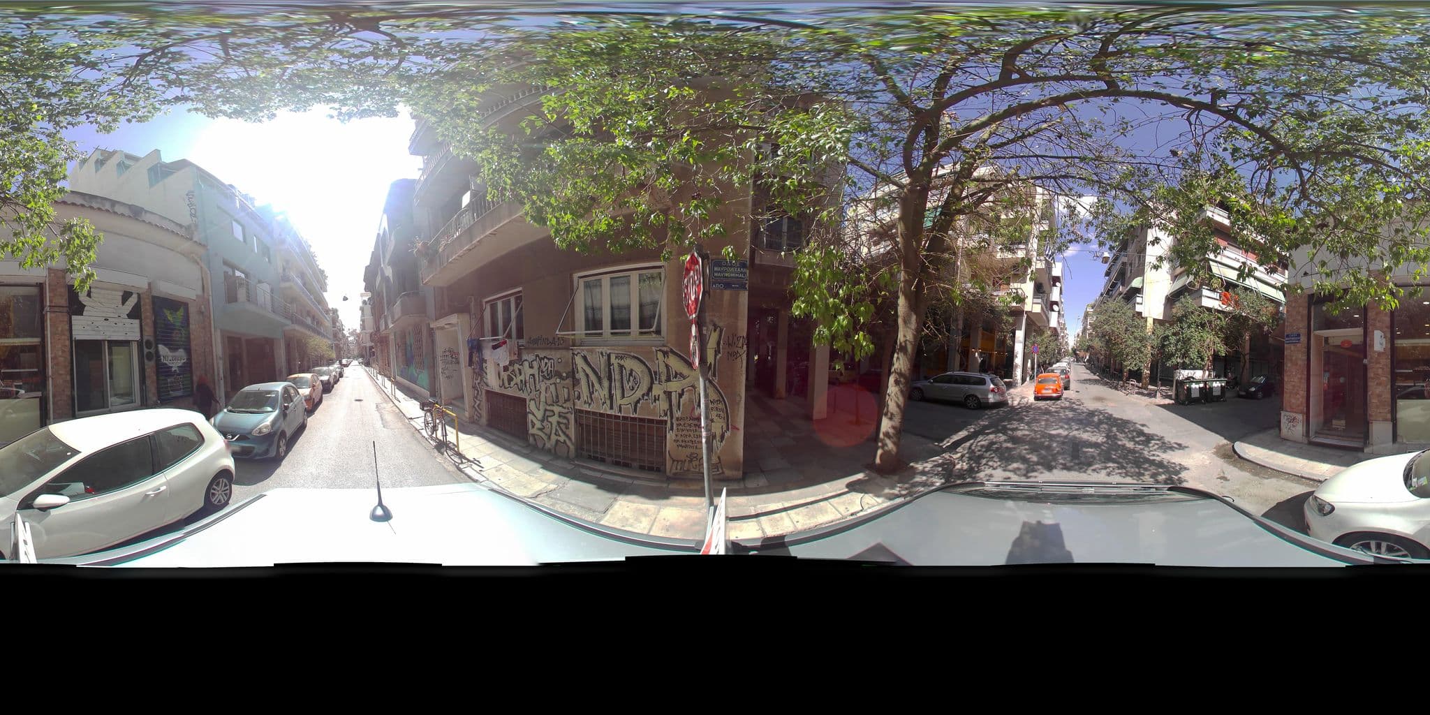 Street view near Nubian Hostel, Athens