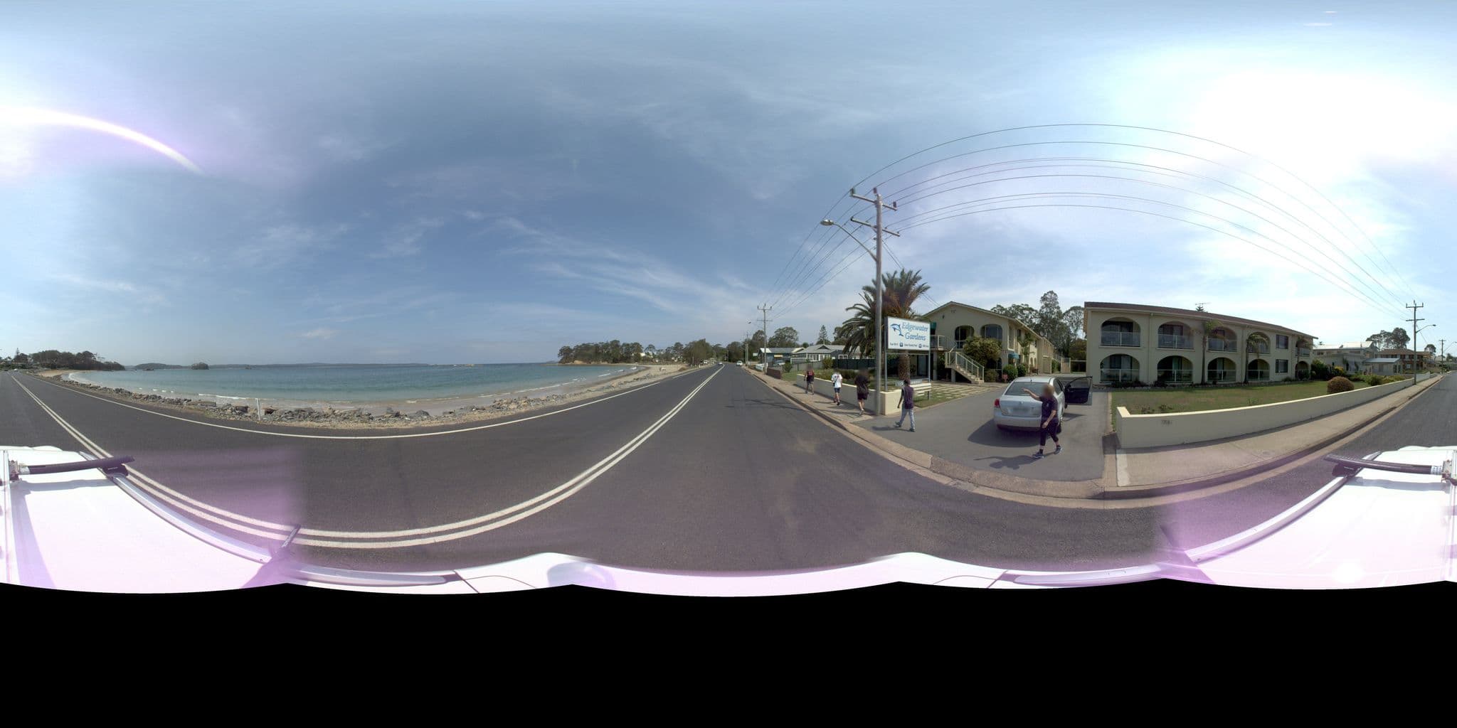 Street view near Edgewater Gardens, Batehaven — © sbarling (CC BY-SA · Mapillary)