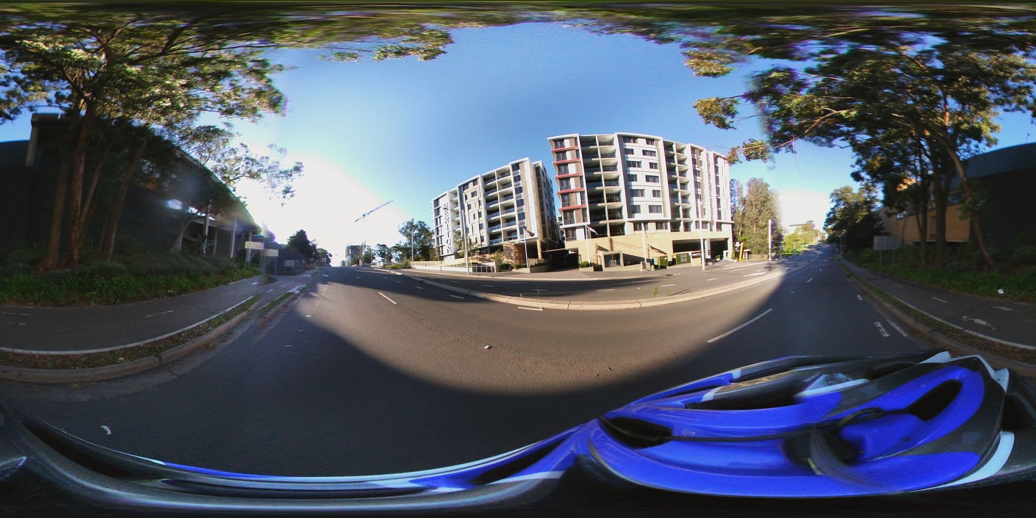 Street view near Meriton Serviced Apartments, Macquarie Park — © aharvey (CC BY-SA · Mapillary)