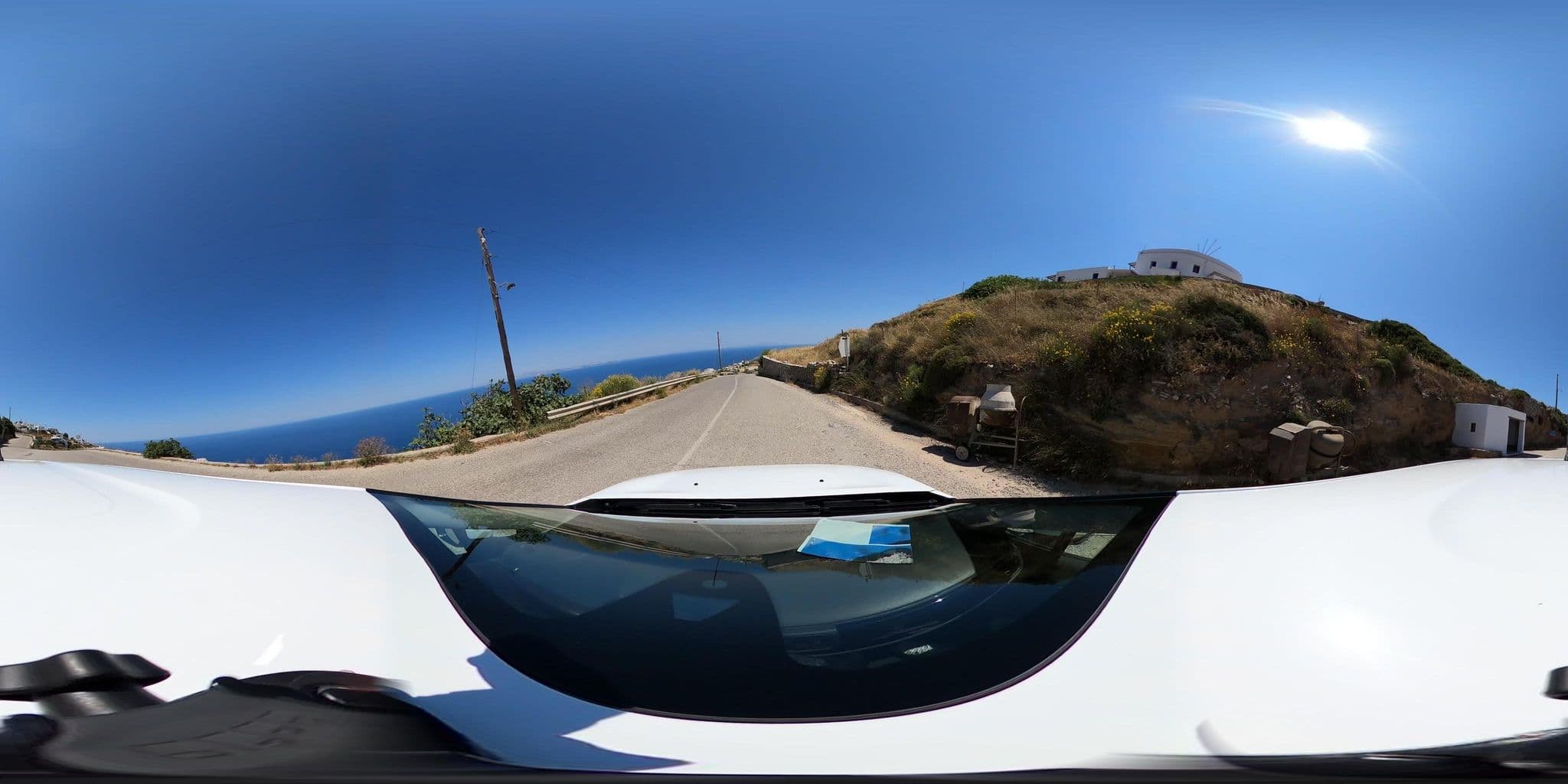 Street view near Sifnos Wildmils, Adámas