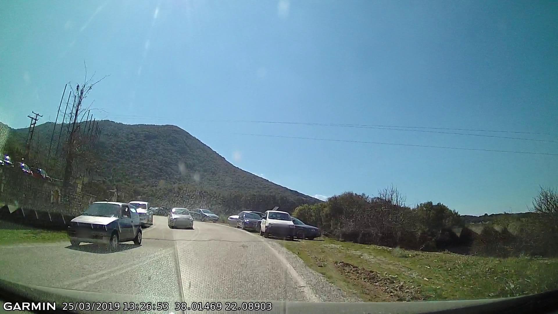 Street view near Κατασκήνωση Μητροπόλεως Καλαβρύτων & Αιγιαλείας, Kalávryta — © pppetros (CC BY-SA · Mapillary)