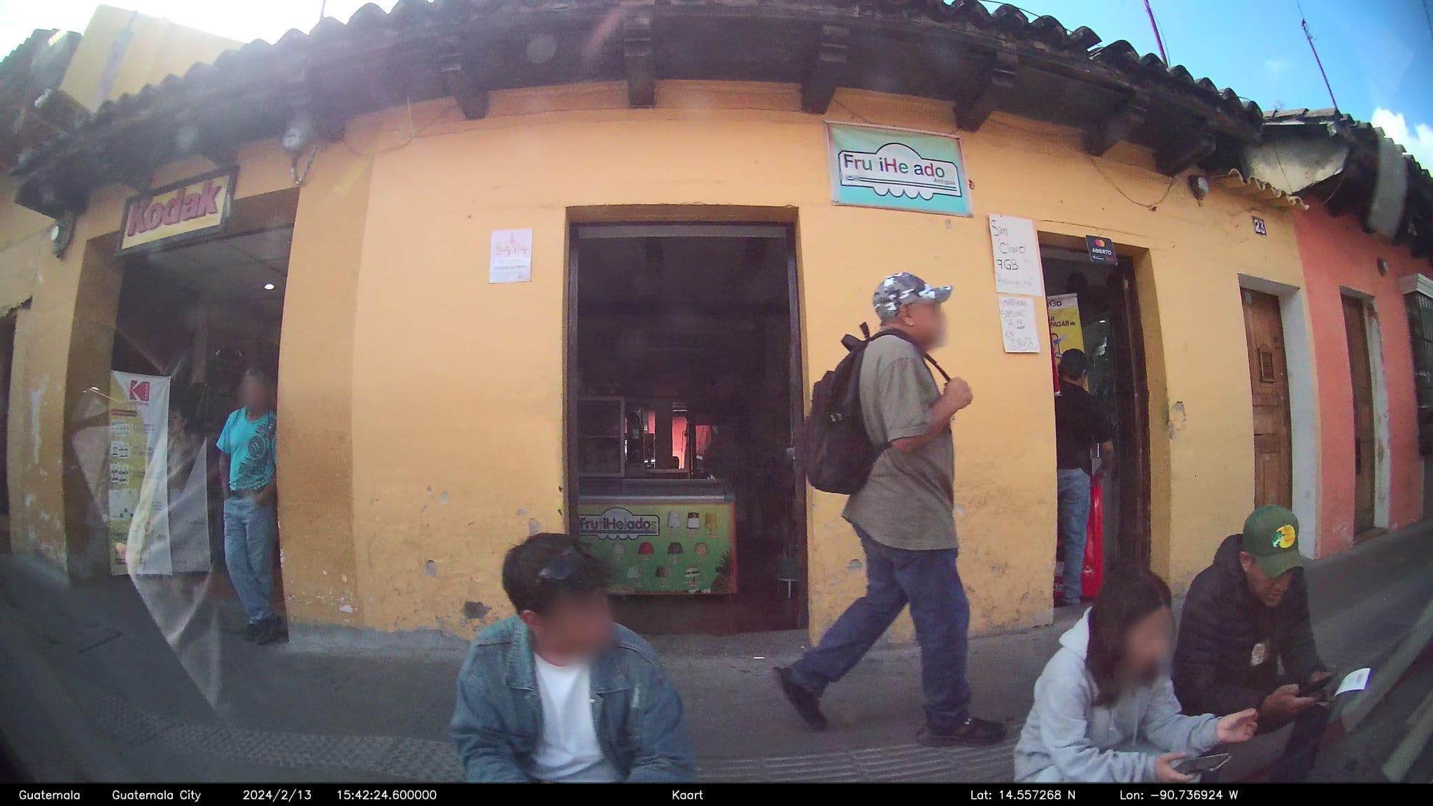 Street view near Posada Refugio, Antigua Guatemala — © kaart_2 (CC BY-SA · Mapillary)