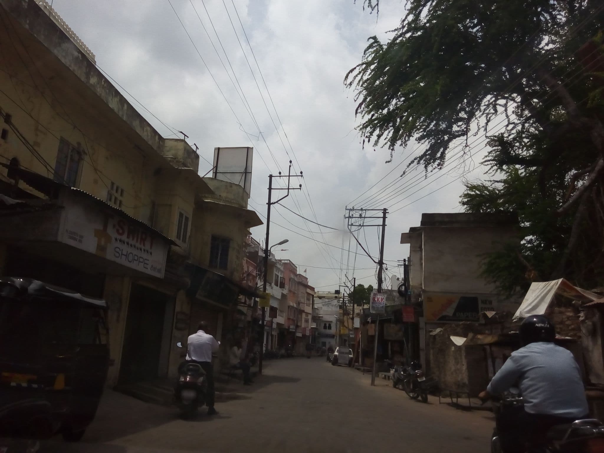 Street view near Raj Palace, Udaipur
