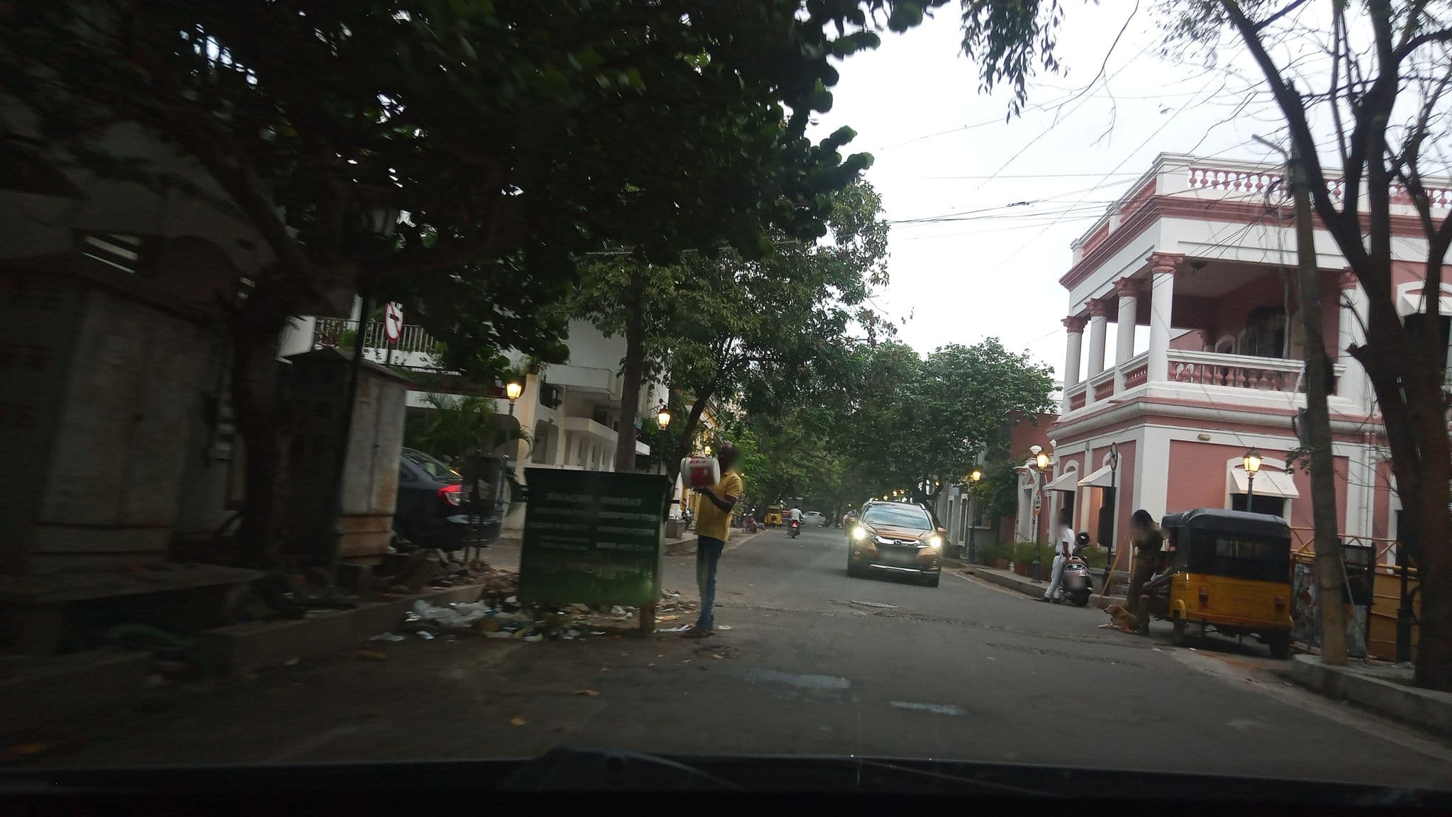 Street view near Lotus Bay View, Puducherry — © pradeepbv (CC BY-SA · Mapillary)