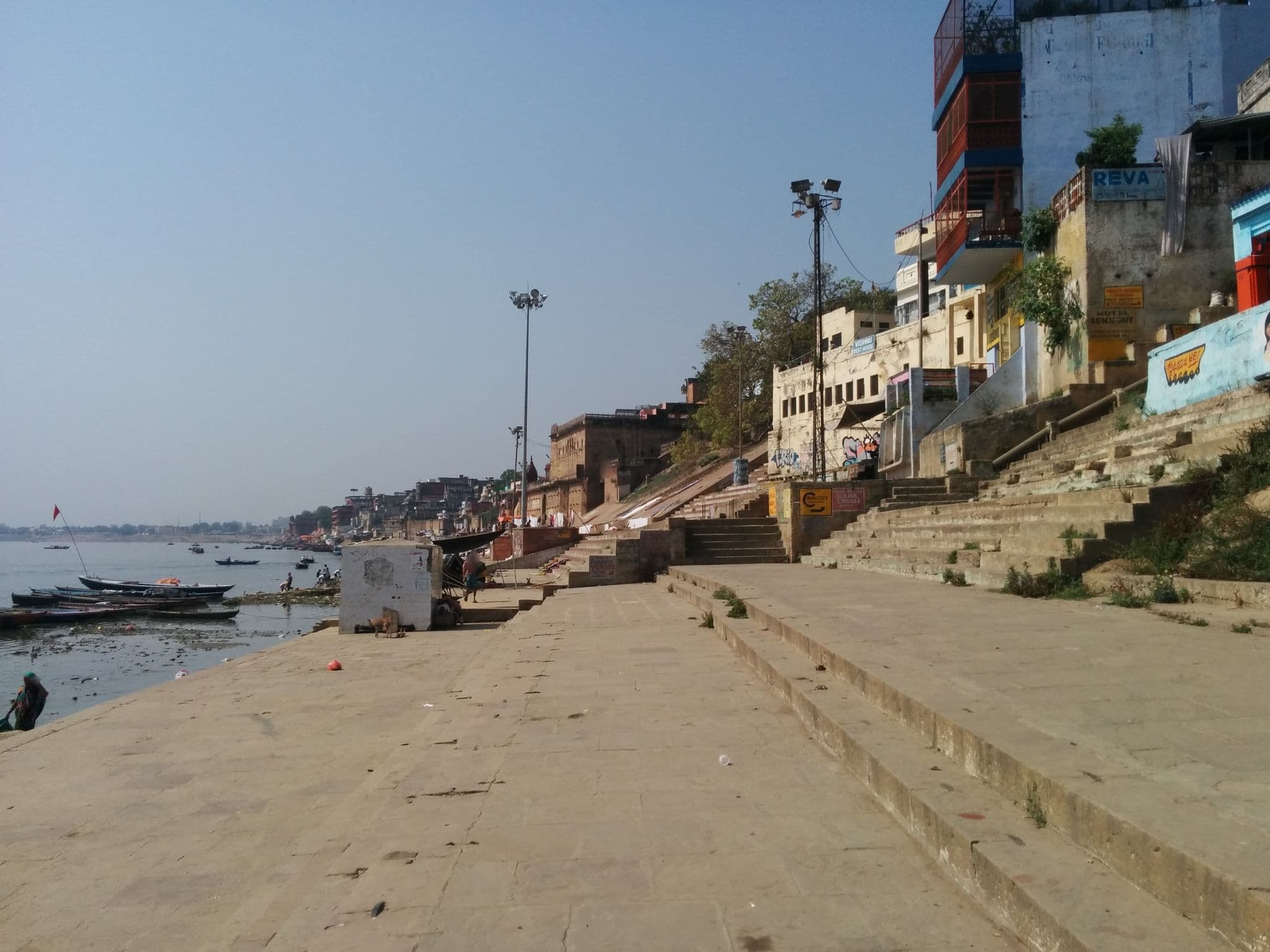 Street view near On The Ghat By Howdy Hostels, Varanasi