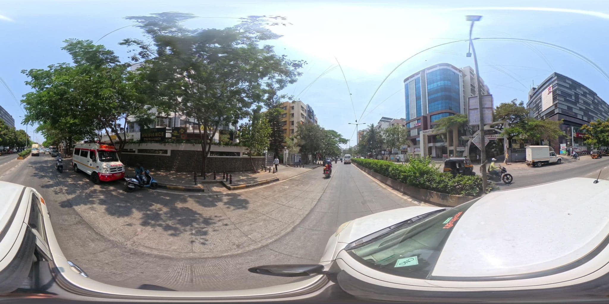 Street view near Ambience, Pimpri-Chinchwad — © skysign (CC BY-SA · Mapillary)