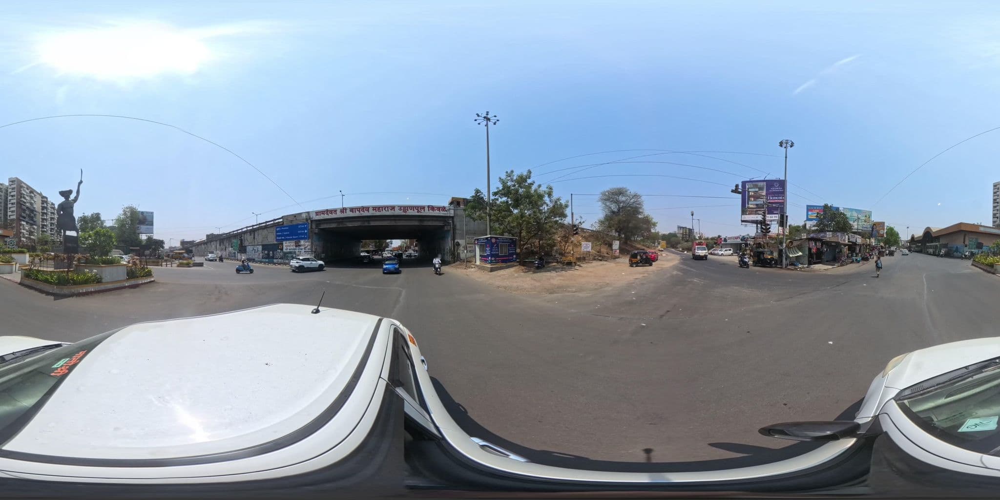 Street view near Siddeshwar hotel, Dehu Road — © skysign (CC BY-SA · Mapillary)