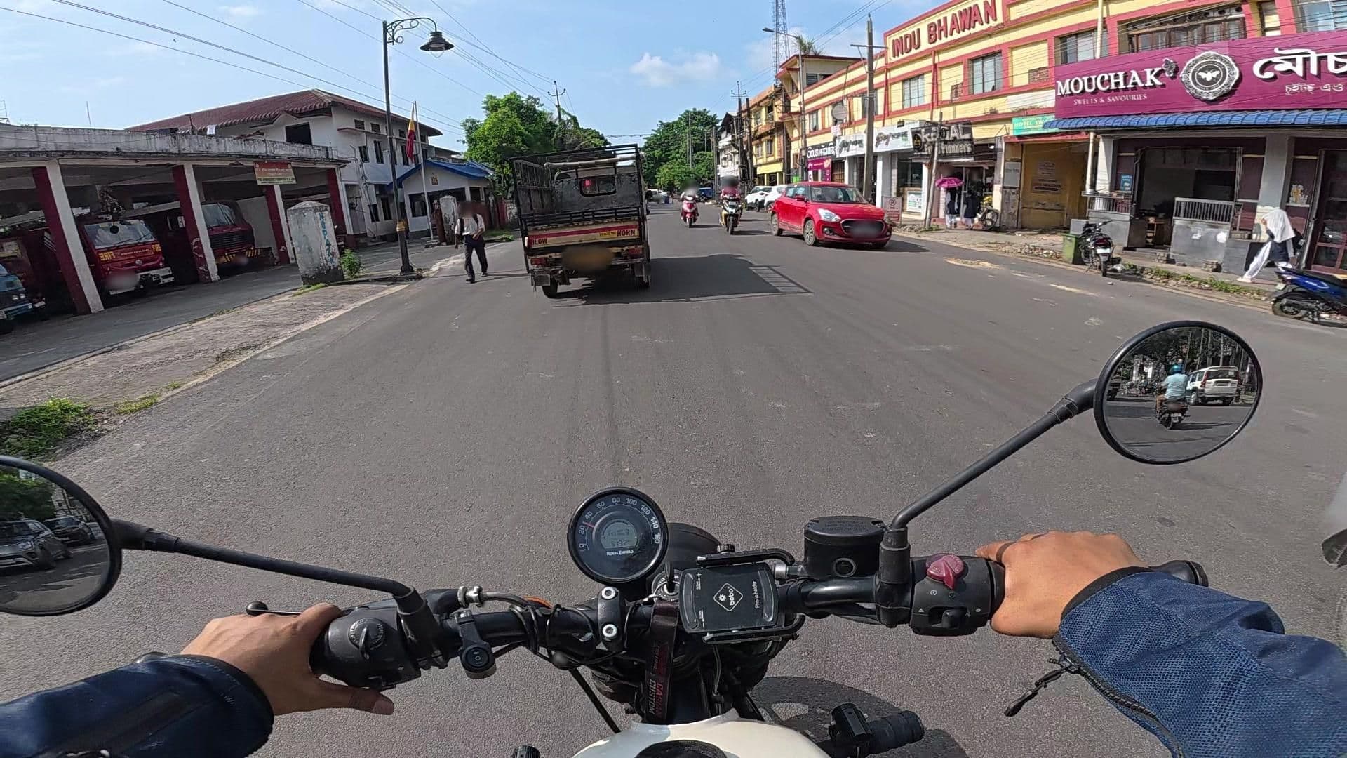 Street view near Mouchak Sweets And Savouires, Jorhat — © TilokChetri (CC BY-SA · Mapillary)