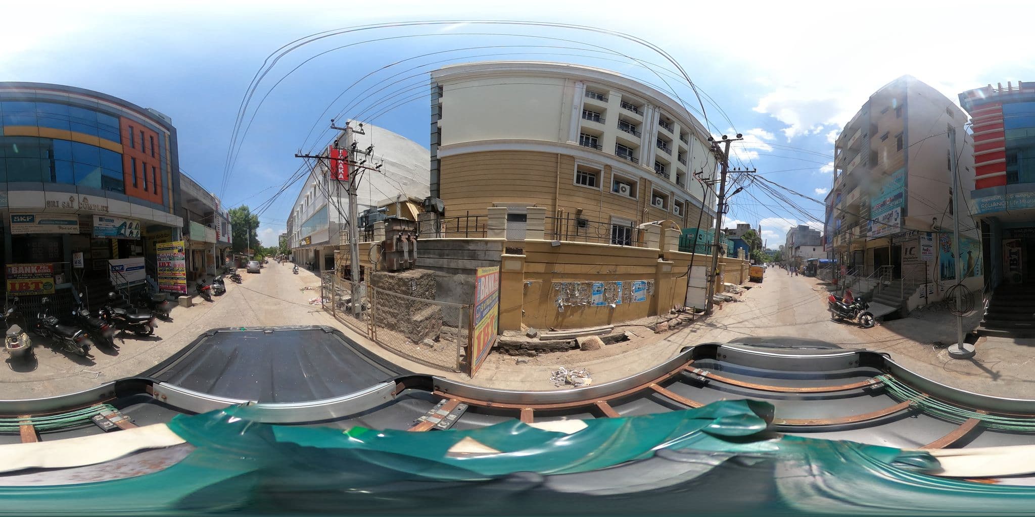 Street view near Swetha Hotel, Karīmnagar — © prasad23427 (CC BY-SA · Mapillary)