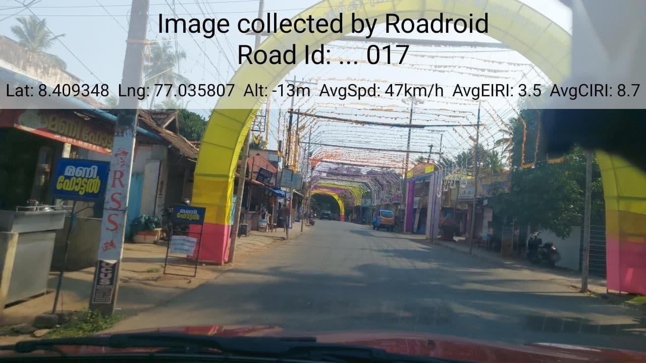 Street view near Mani Hotel, Kalliyoor — © roadroid (CC BY-SA · Mapillary)