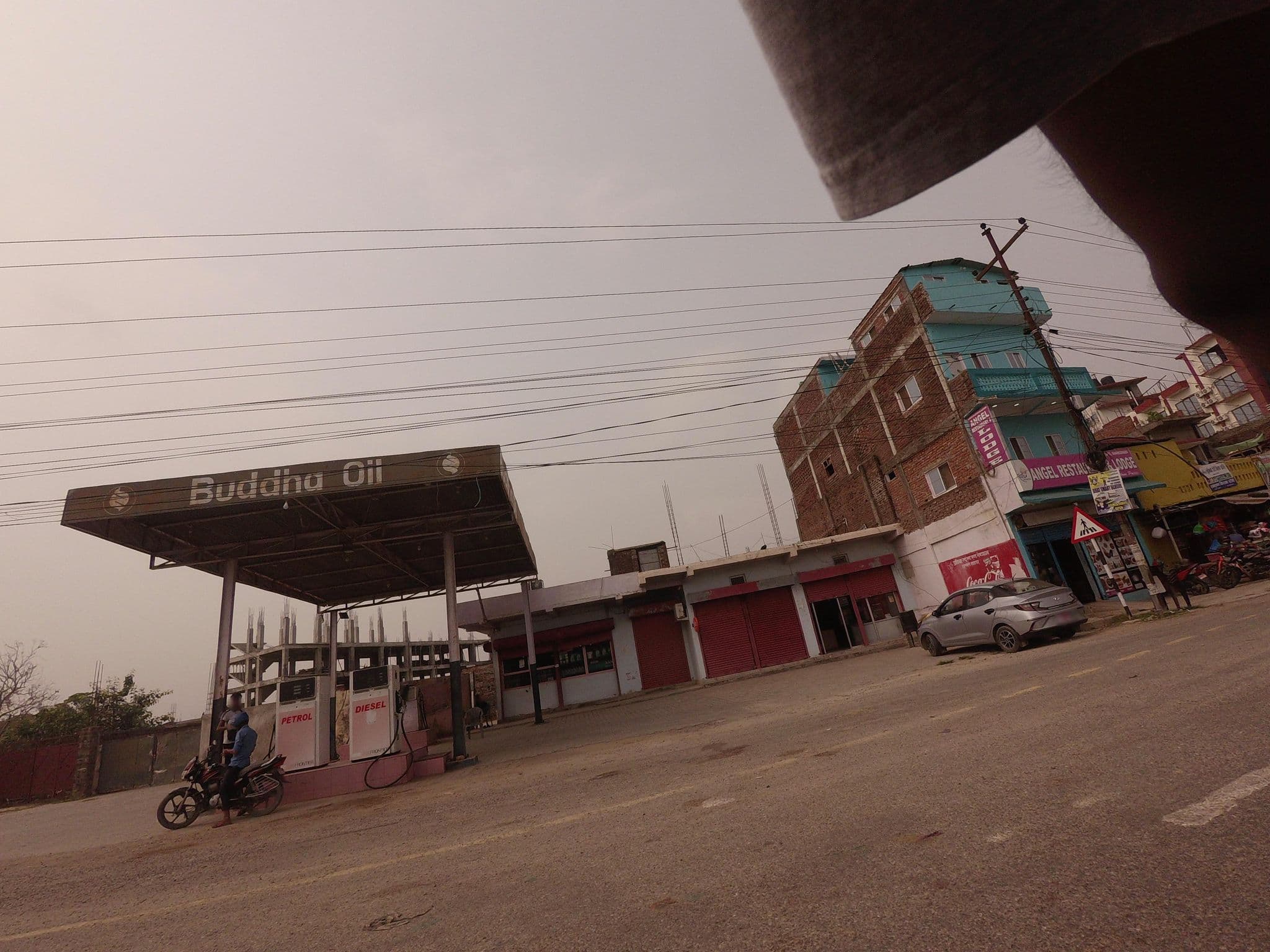 Street view near Angel Restaurant and Lodge, Nautanwa — © gauravparajuli09 (CC BY-SA · Mapillary)