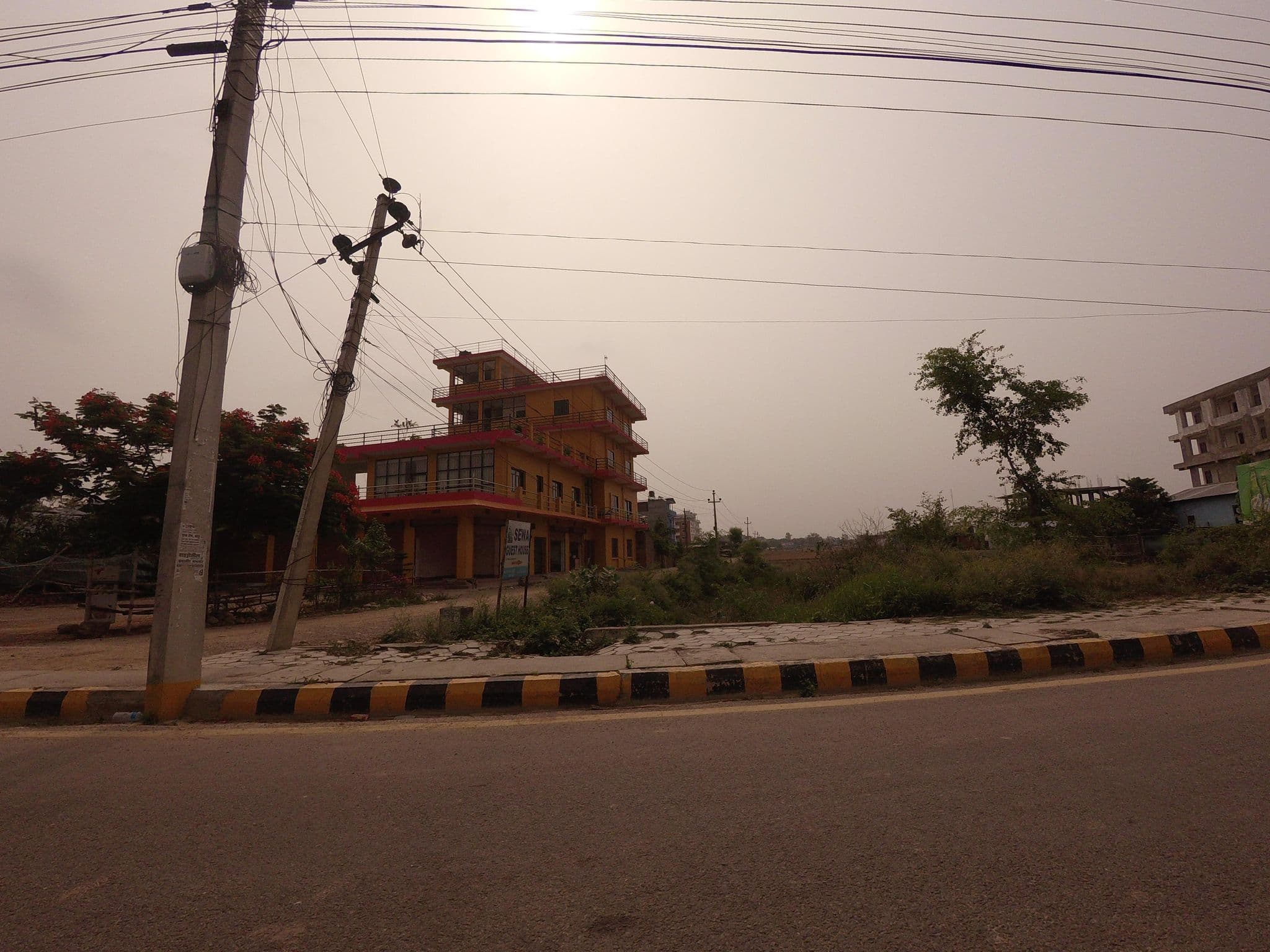 Street view near Lumbini City Guest House, Nautanwa — © gauravparajuli09 (CC BY-SA · Mapillary)