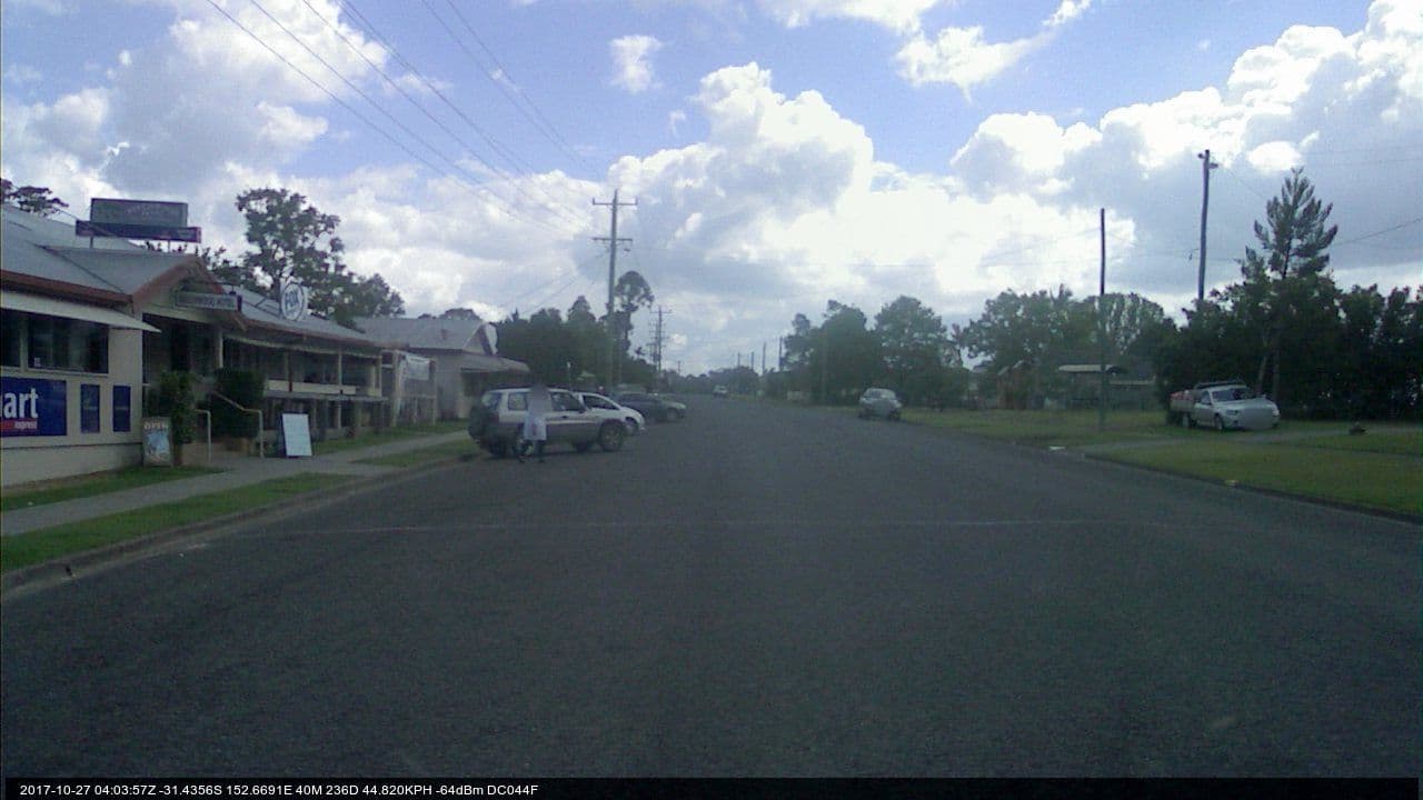 Street view near Beechwood Hotel, Wauchope — © bob3bob3 (CC BY-SA · Mapillary)