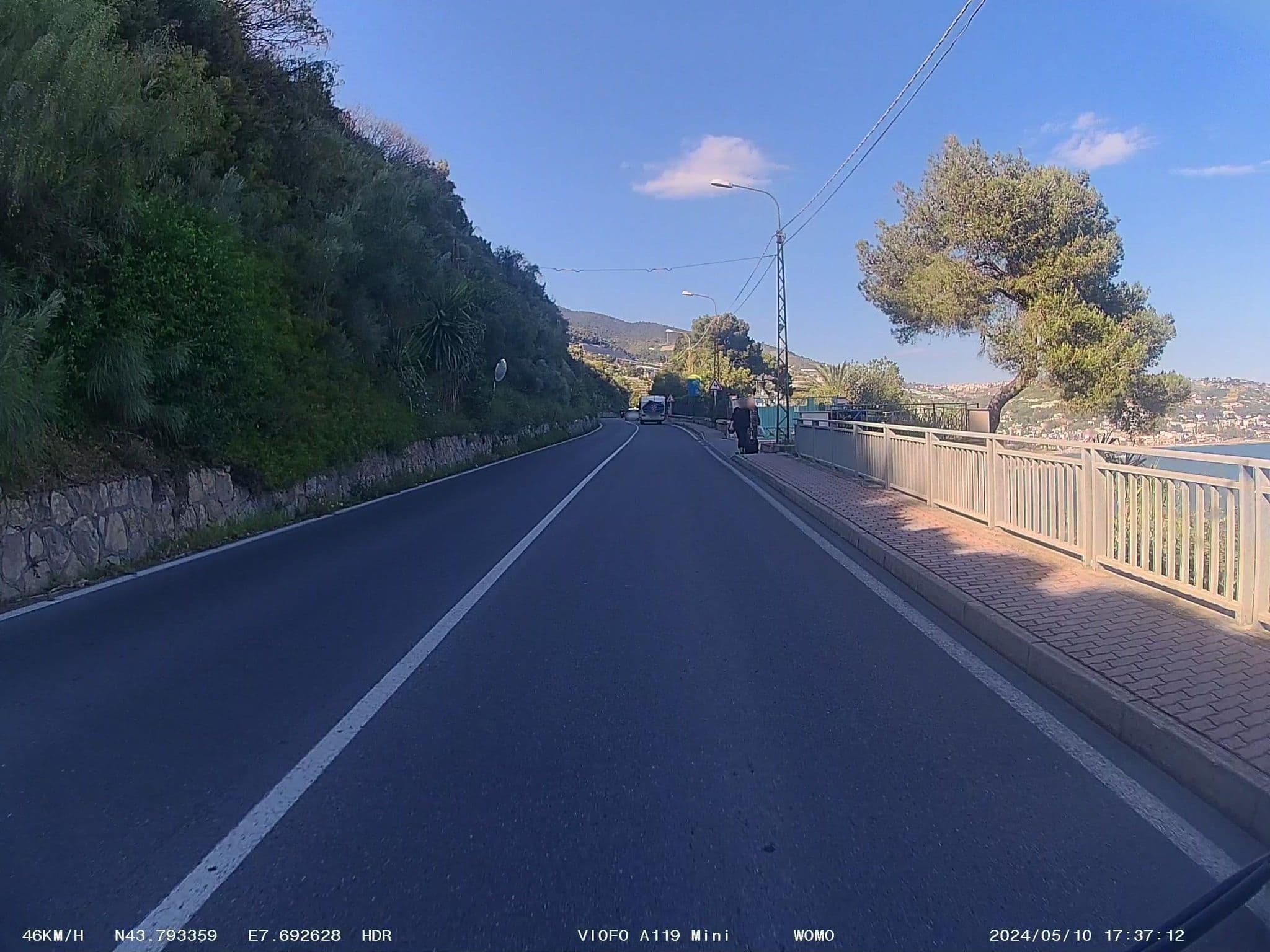 Street view near Bed & Breakfast Casa del Sole, Ospedaletti — © soulcover (CC BY-SA · Mapillary)