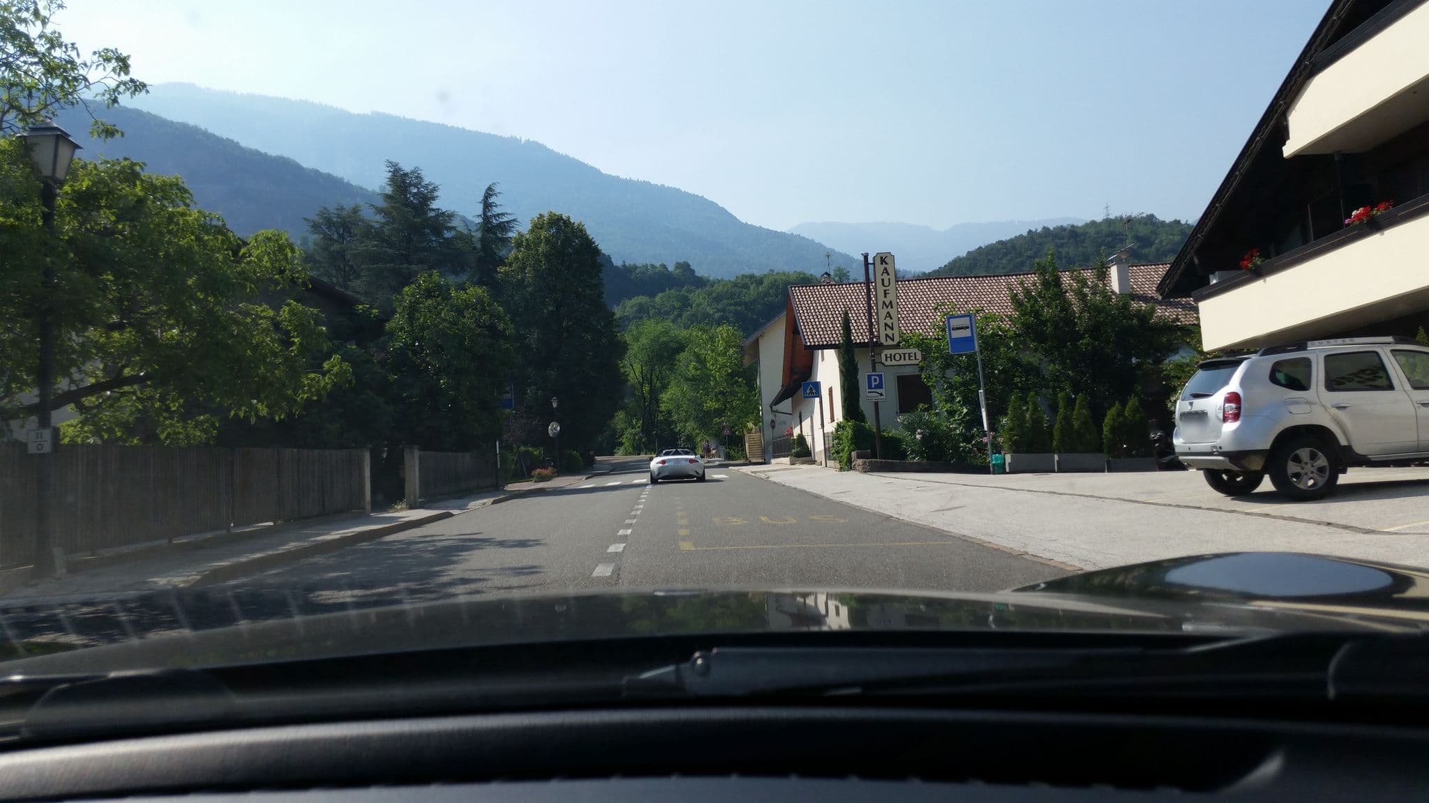 Street view near Hotel Kaufmann, Ora — © joachim_mueller (CC BY-SA · Mapillary)