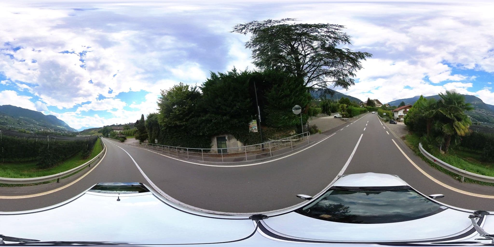 Street view near Hotel Hofer, Tirolo