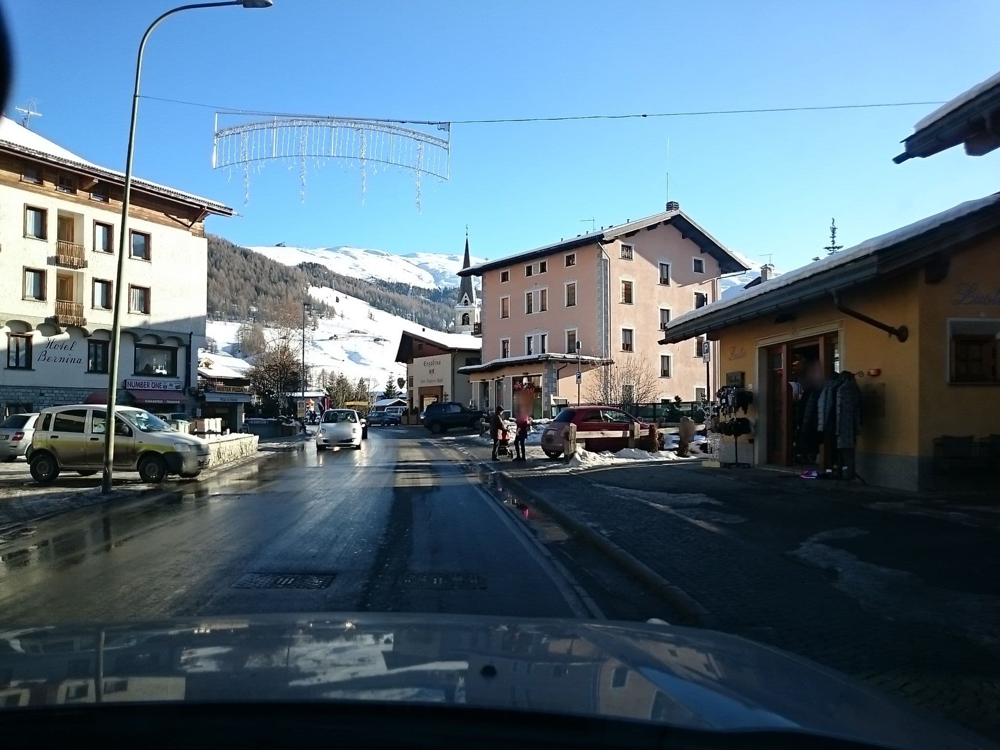 Street view near Luster House, Livigno