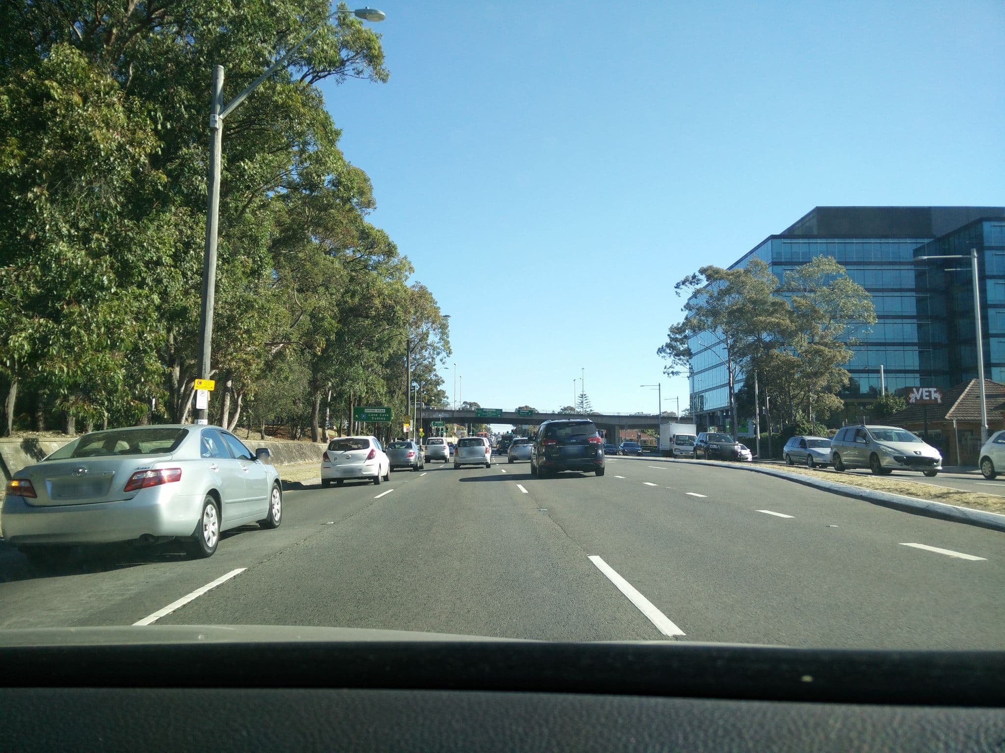 Street view near Veriu Macquarie Park, Macquarie Park — © aharvey (CC BY-SA · Mapillary)