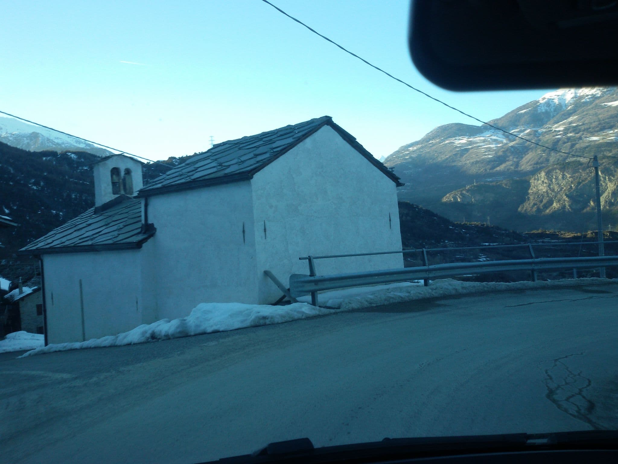 Street view near Casa vista Monte Bianco / Dimora tra le Alpi, Saint-Pierre — © rallysta74 (CC BY-SA · Mapillary)