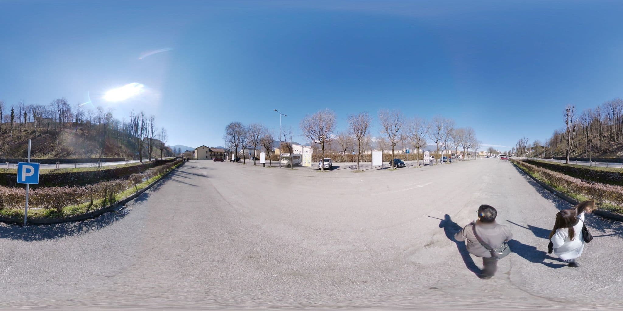 Street view near Pra' del Vescovo Area Camper, Feltre — © mapconcierge (CC BY-SA · Mapillary)