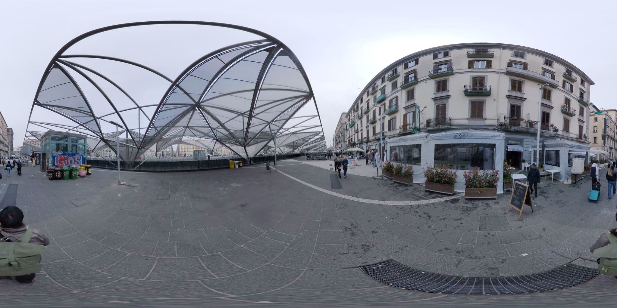 Street view near Hotel Potenza, Naples — © mapconcierge (CC BY-SA · Mapillary)